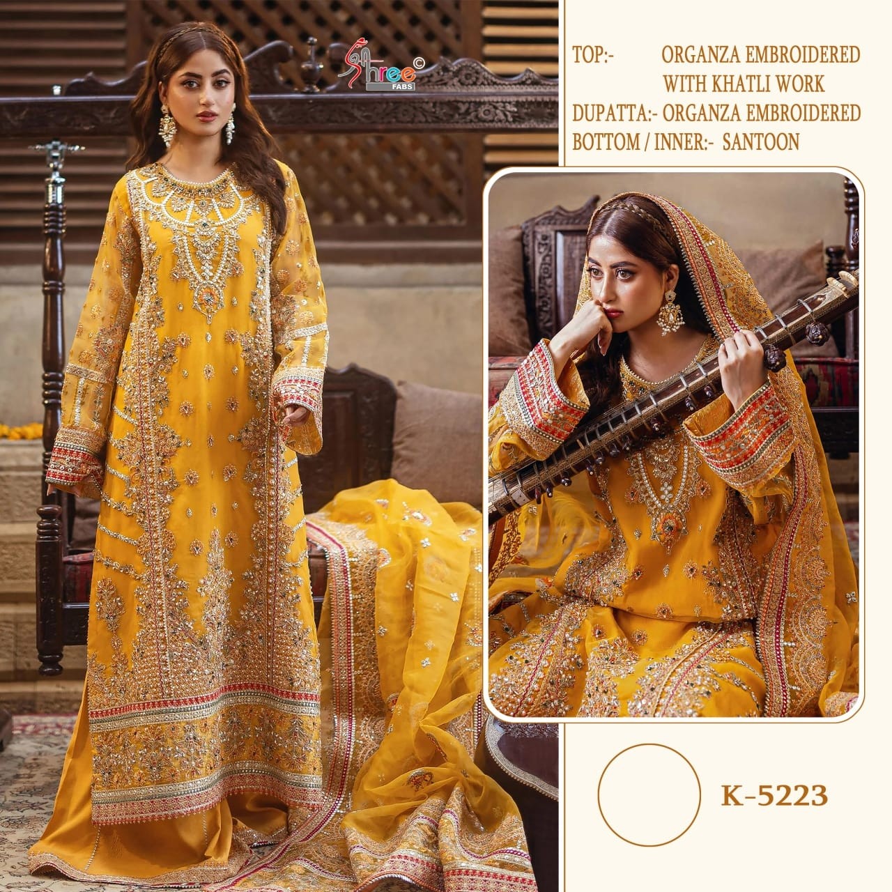 SHREE FABS K 5223 PAKISTANI SUITS ONLINE SHOPPING