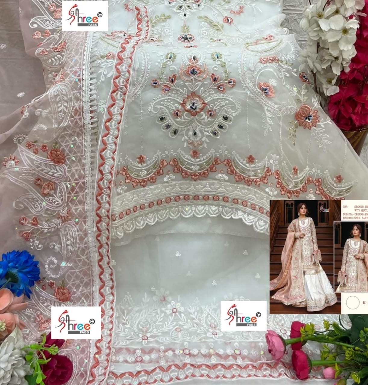 SHREE FABS K 5222 PAKISTANI SUITS ONLINE