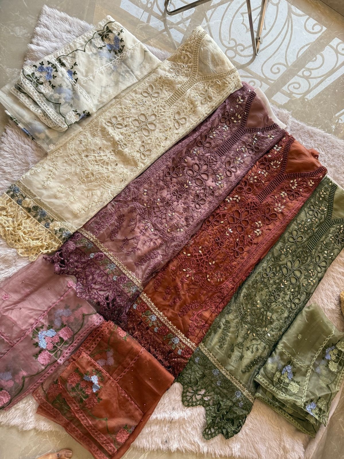 ZIAAZ DESIGNS 787 A B C D LATEST DESIGN PAKISTANI SUITS IN SURAT