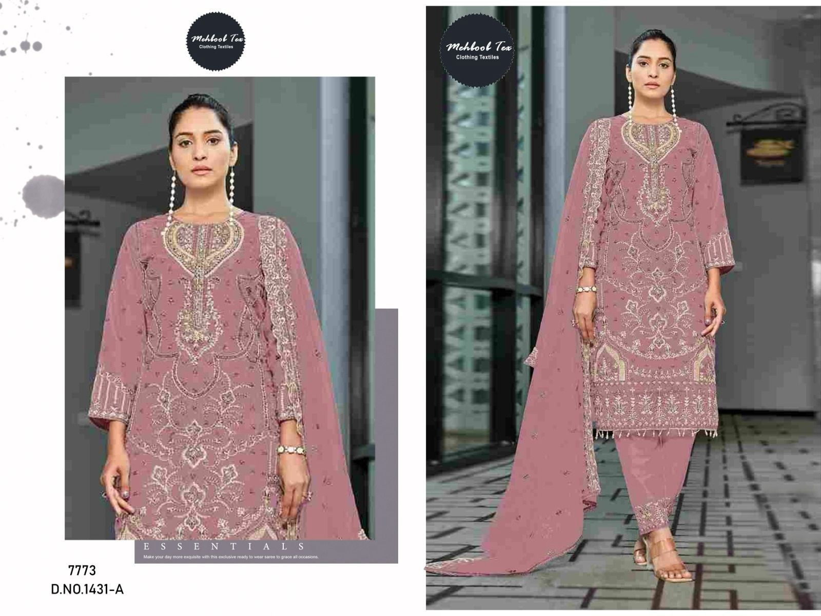 MEHBOOB TEX 1431 A BEAUTIFUL SALWAR SUITS 