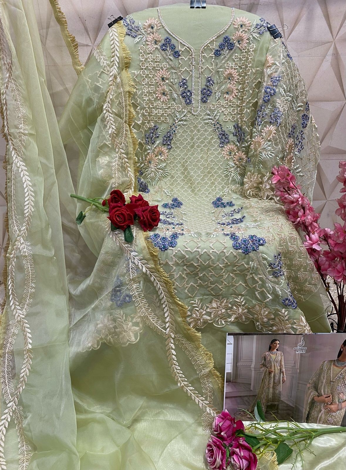 ALIF FASHION A 165 EID 2025 COLLECTION PAKISTANI SUITS