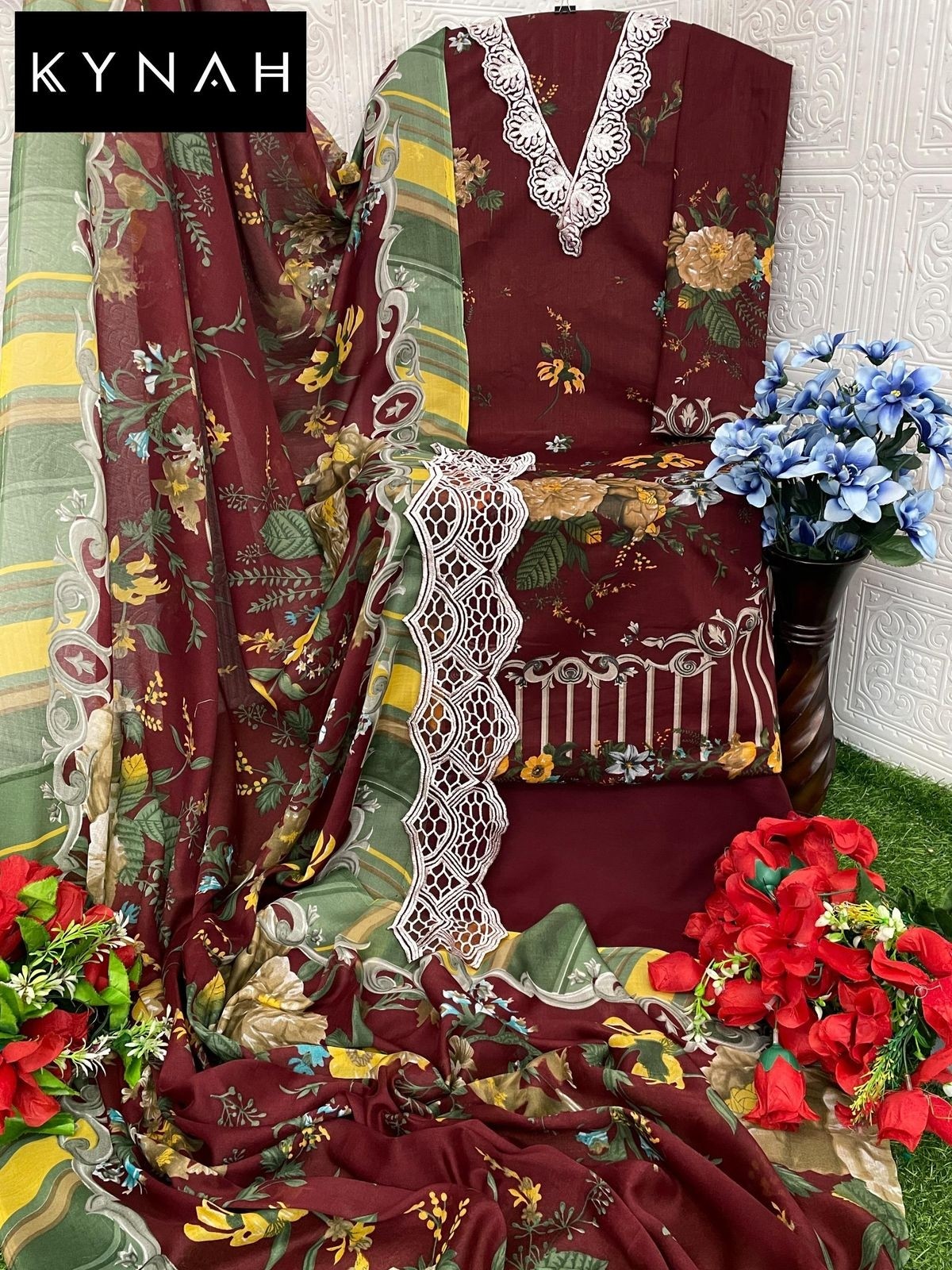 KYNAH 2193 ABC COTTON PAKISTANI SUITS BY SURAT 