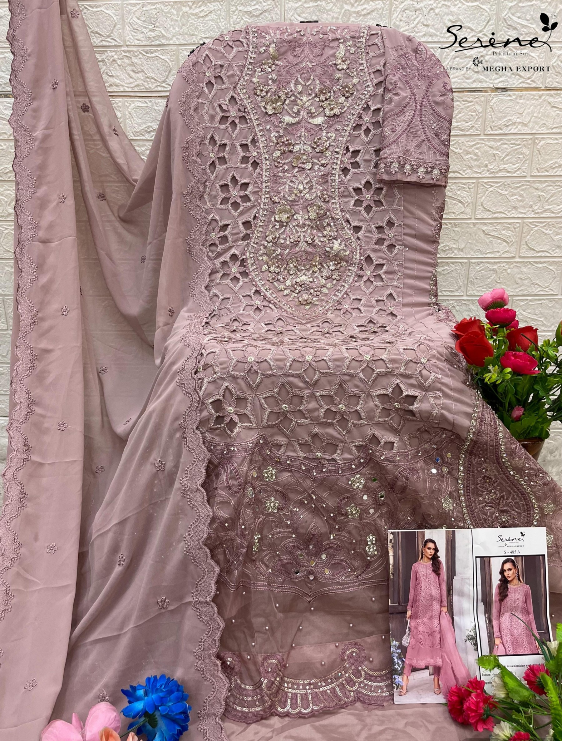 SERINE S 485 A PAKISTANI SUITS SUPPLIER