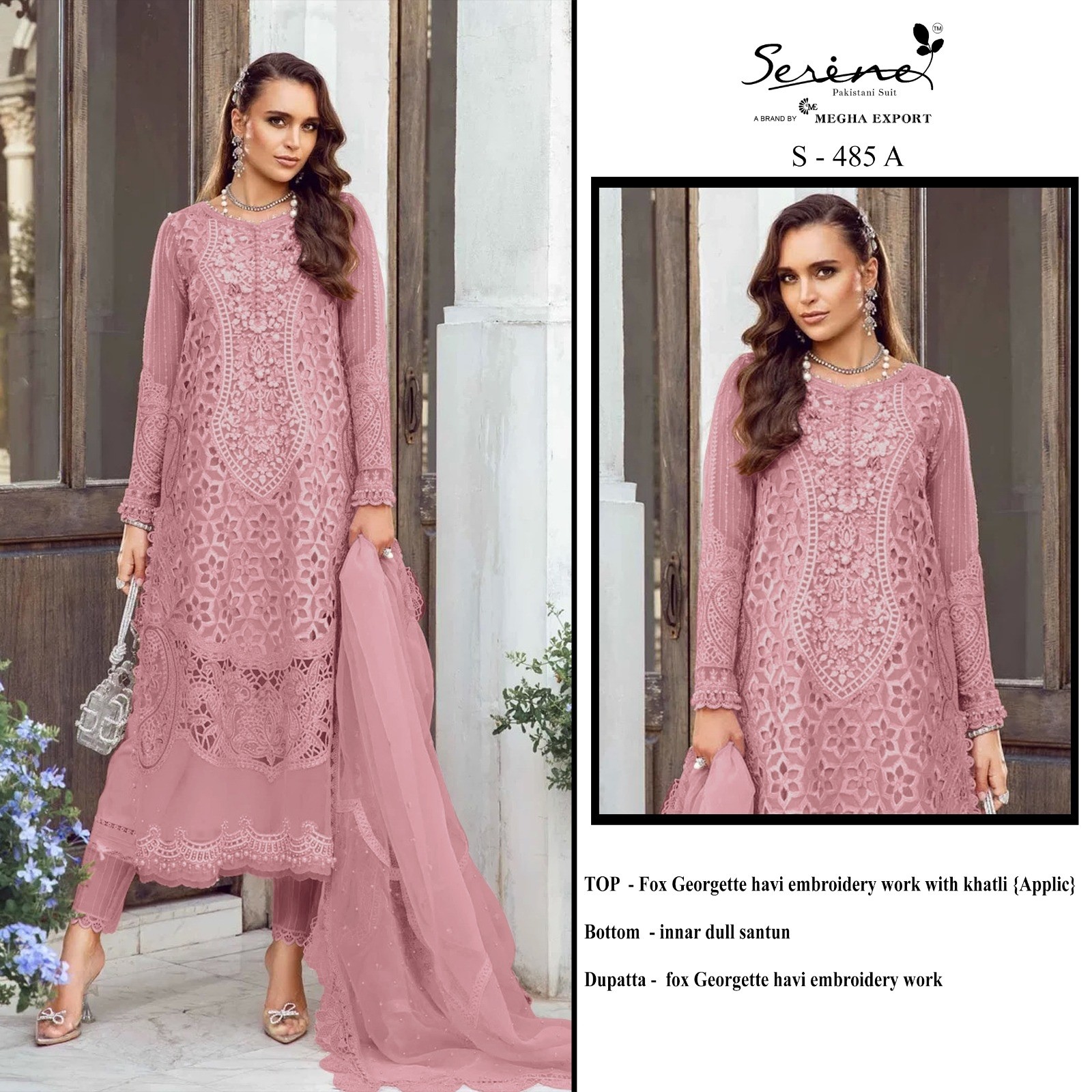 SERINE S 485 A PAKISTANI SUITS SUPPLIER
