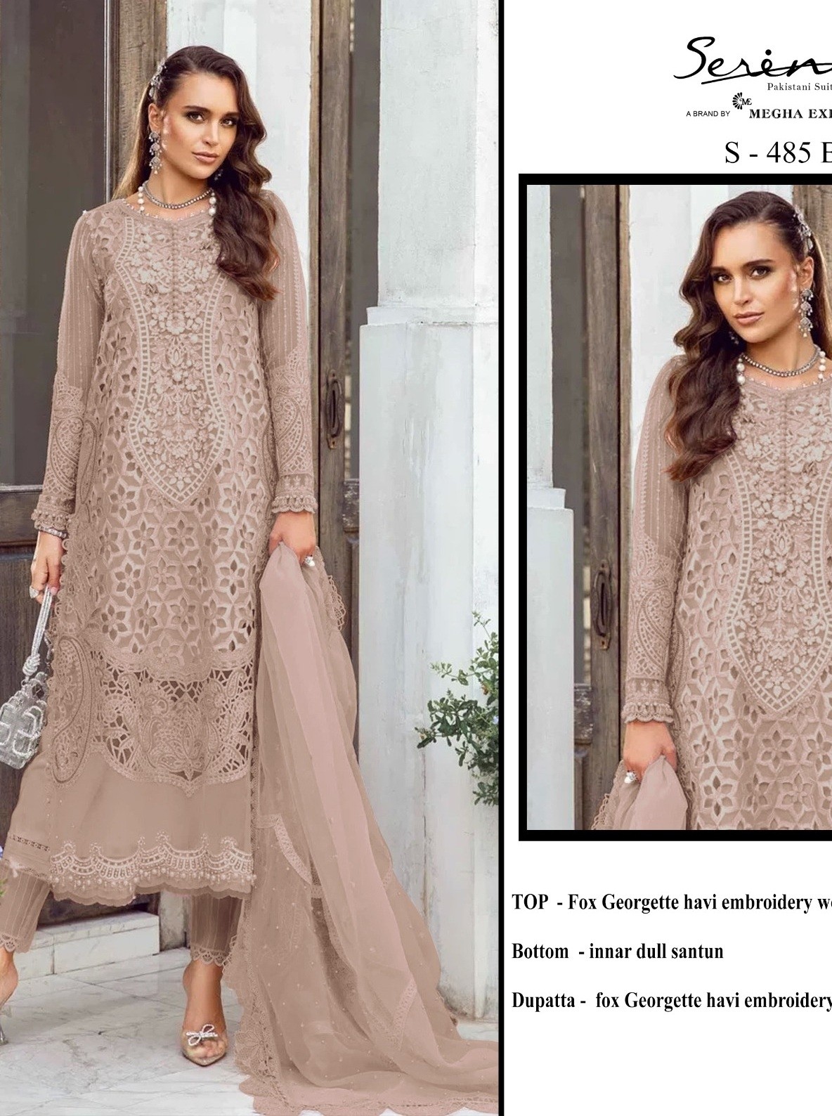 SERINE S 485 B SUPPLIER BUY PAKISTANI SUITS 