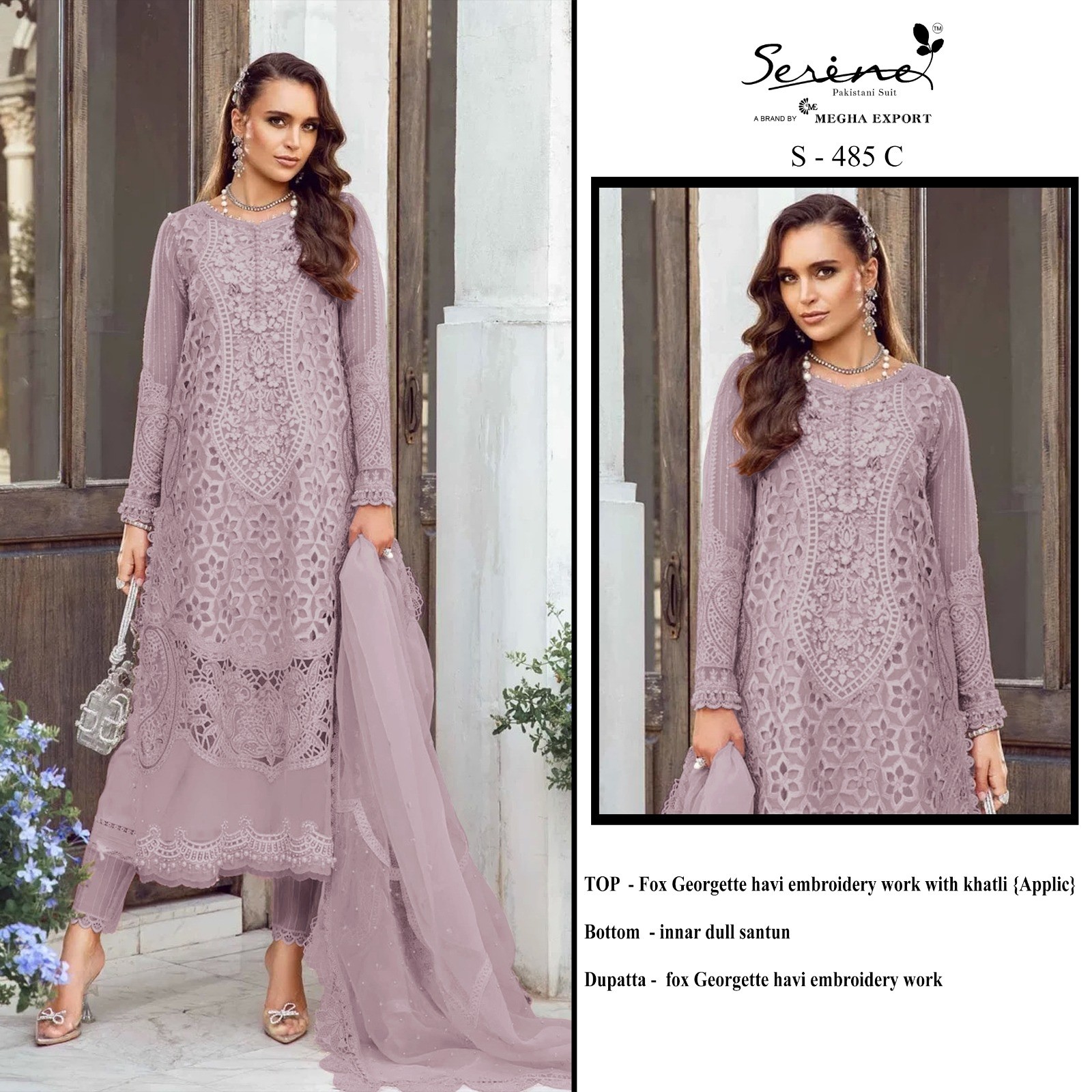 SERINE S 485 C SUPPLIER BUY PAKISTANI SUITS IN SURAT