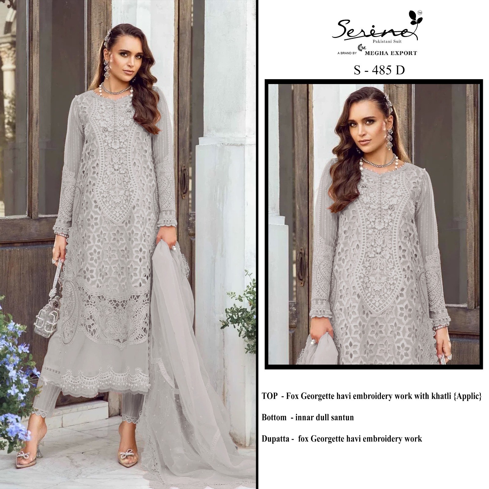 SERINE S 485 D SUPPLIER BUY PAKISTANI SUITS IN INDIA