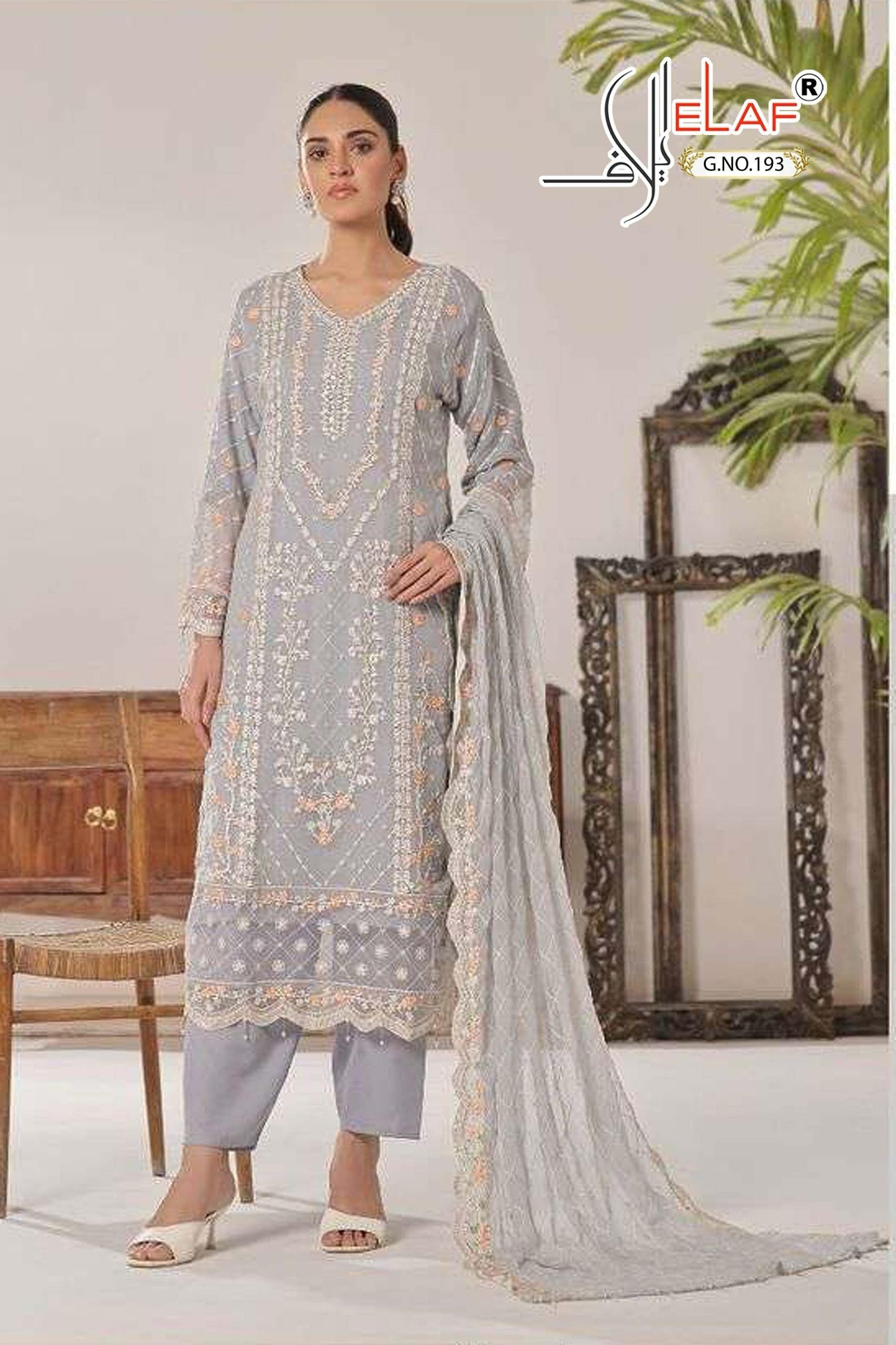 ELAF 193 PAKISTANI SUITS DEALER