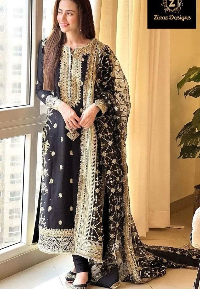ZIAAZ DESIGNS 702 A DEALER BUY WHOLESALE PAKISTANI SUITS