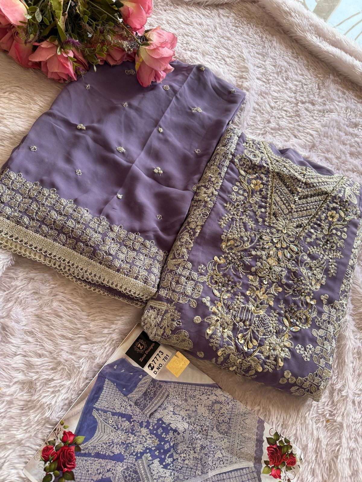 ZIAAZ DESIGNS 701 PAKISTANI SUITS WHOLESALE
