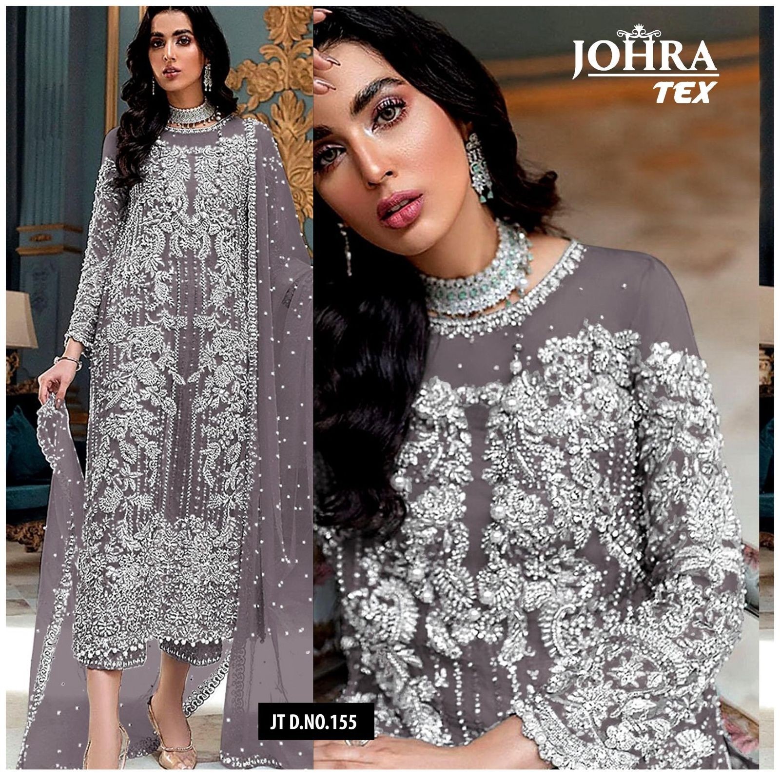 JOHRA TEX JT 155 DEALER PAKISTANI SUITS