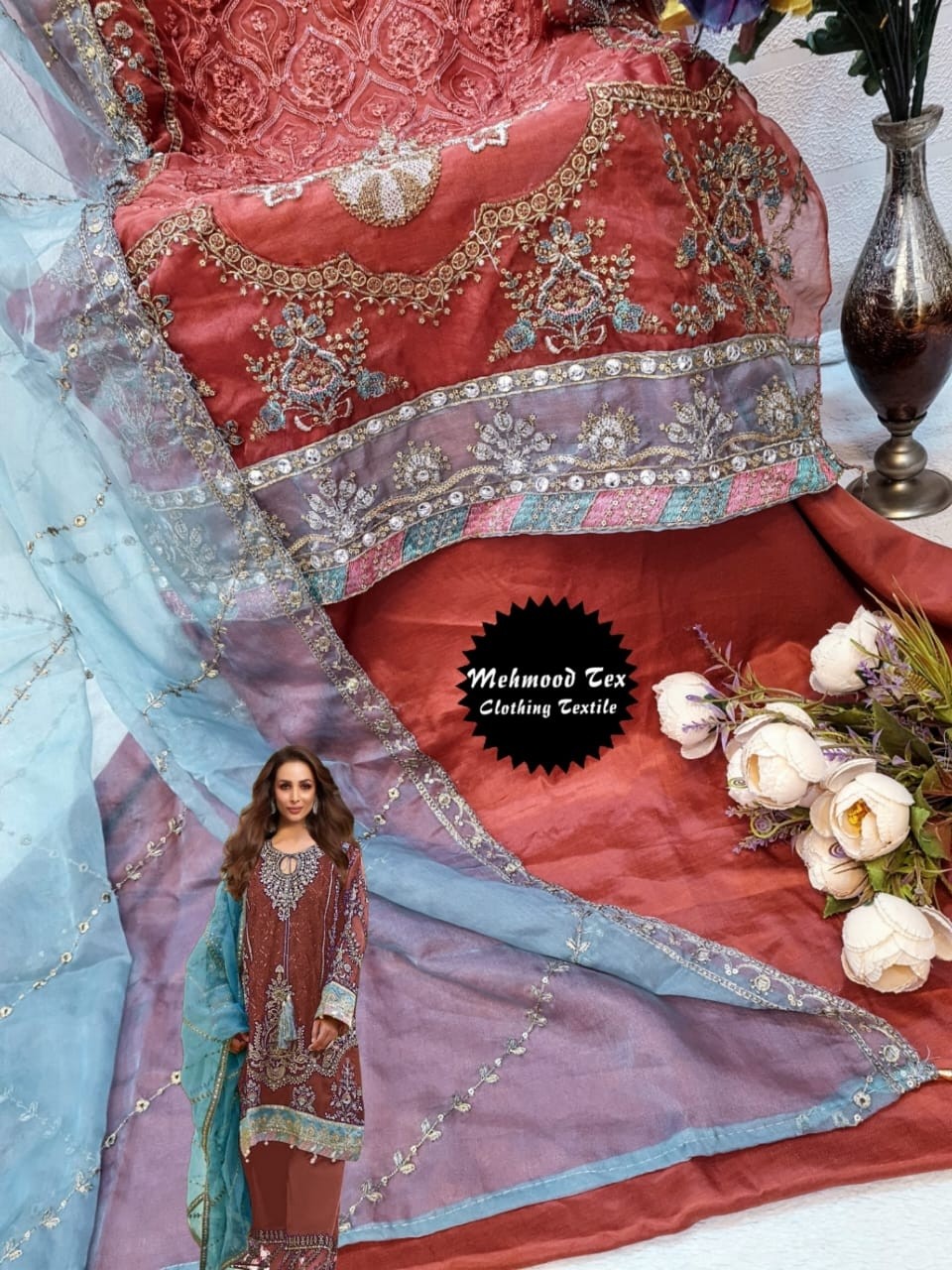 MEHMOOD TEX M 55 A PAKISTANI SUITS DEALER