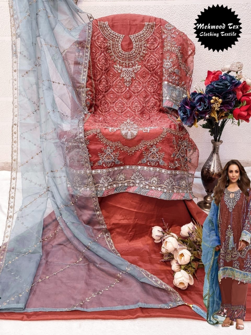 MEHMOOD TEX M 55 A PAKISTANI SUITS DEALER