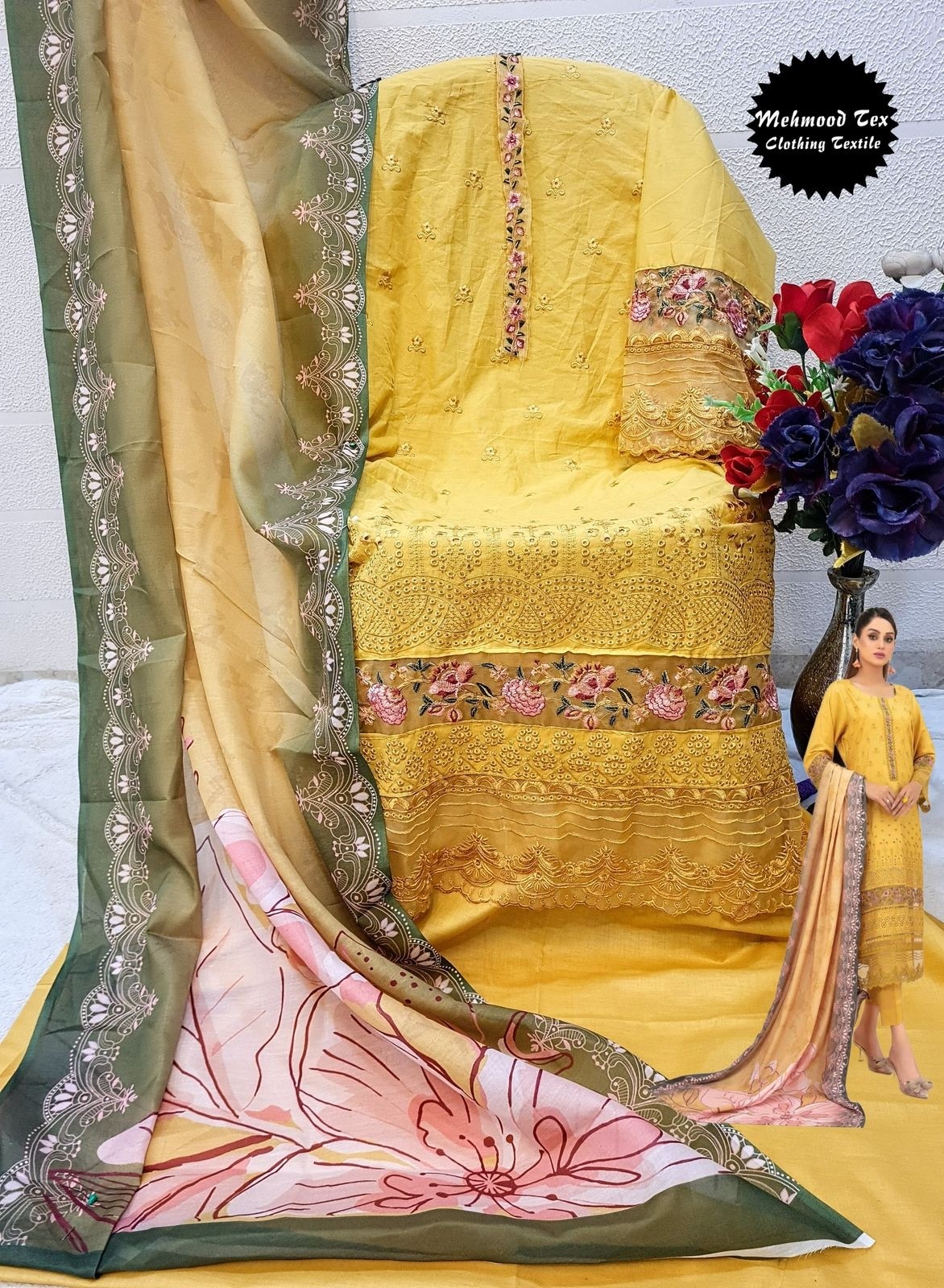 MEHMOOD TEX M 56 SUPPLIER PAKISTANI SUITS