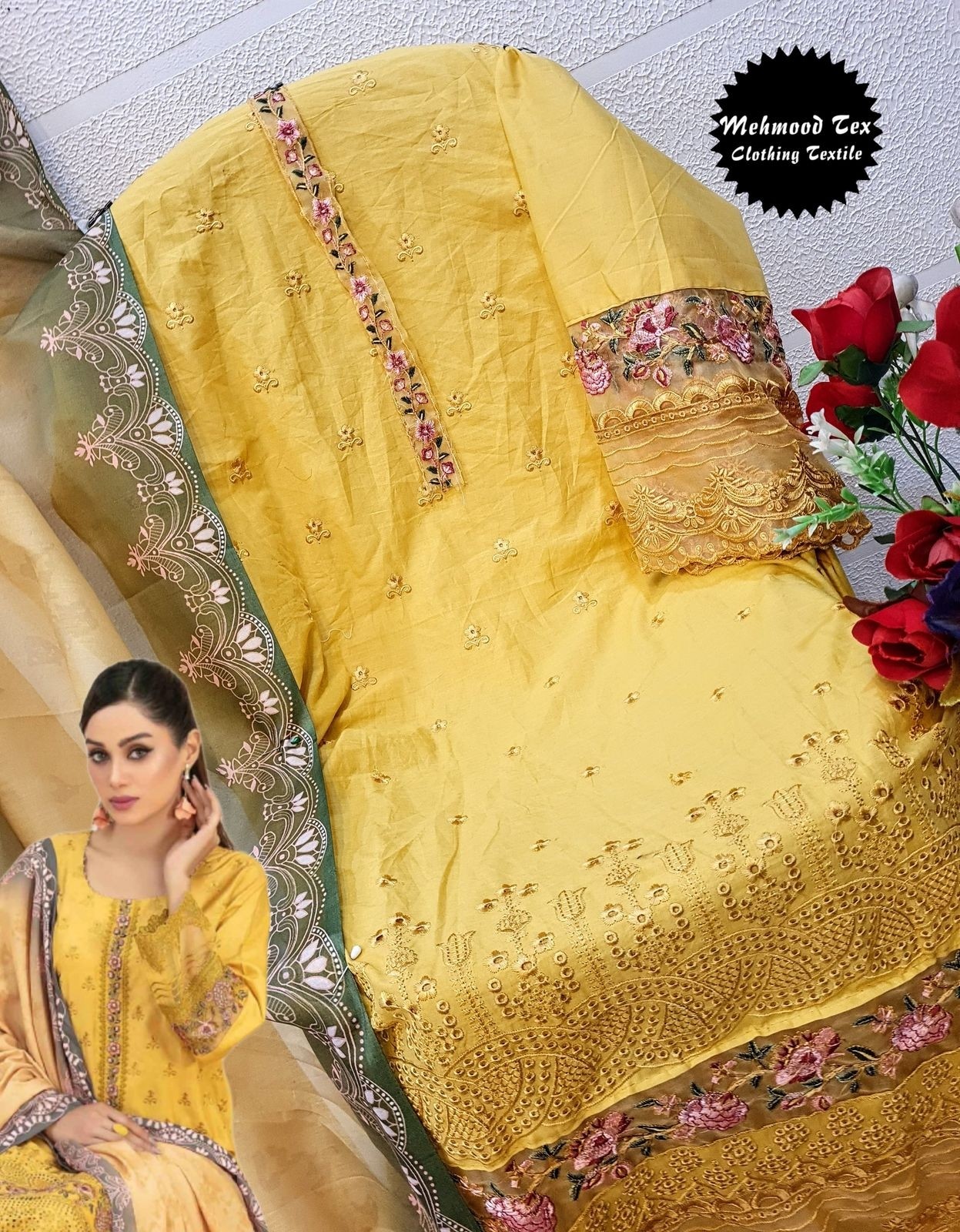 MEHMOOD TEX M 56 SUPPLIER PAKISTANI SUITS