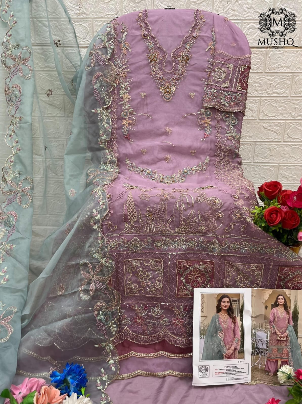 MUSHK BY SHRADDHA M 358 A B C D PARTYWEAR COLLECTION