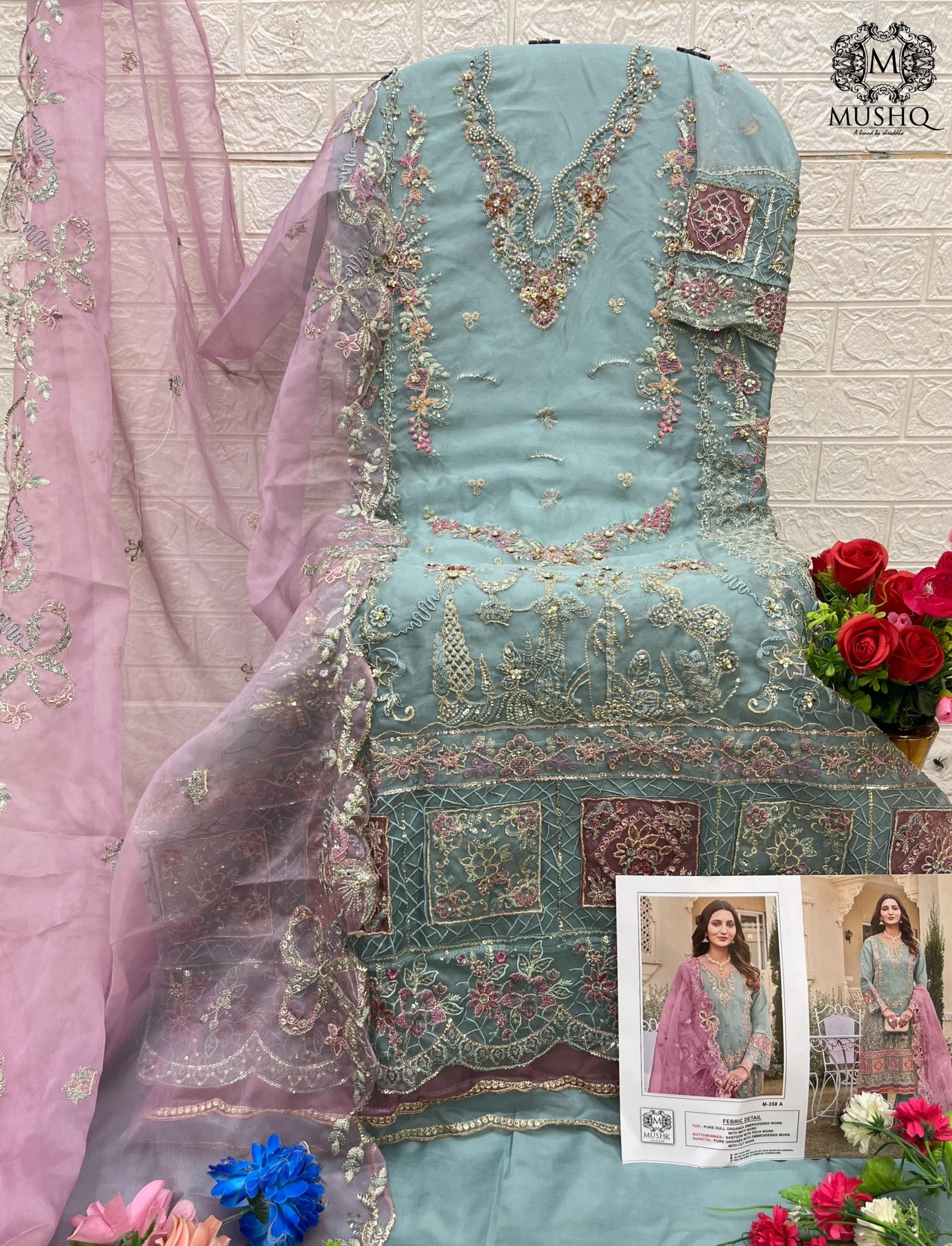 MUSHK BY SHRADDHA M 358 A B C D PARTYWEAR COLLECTION