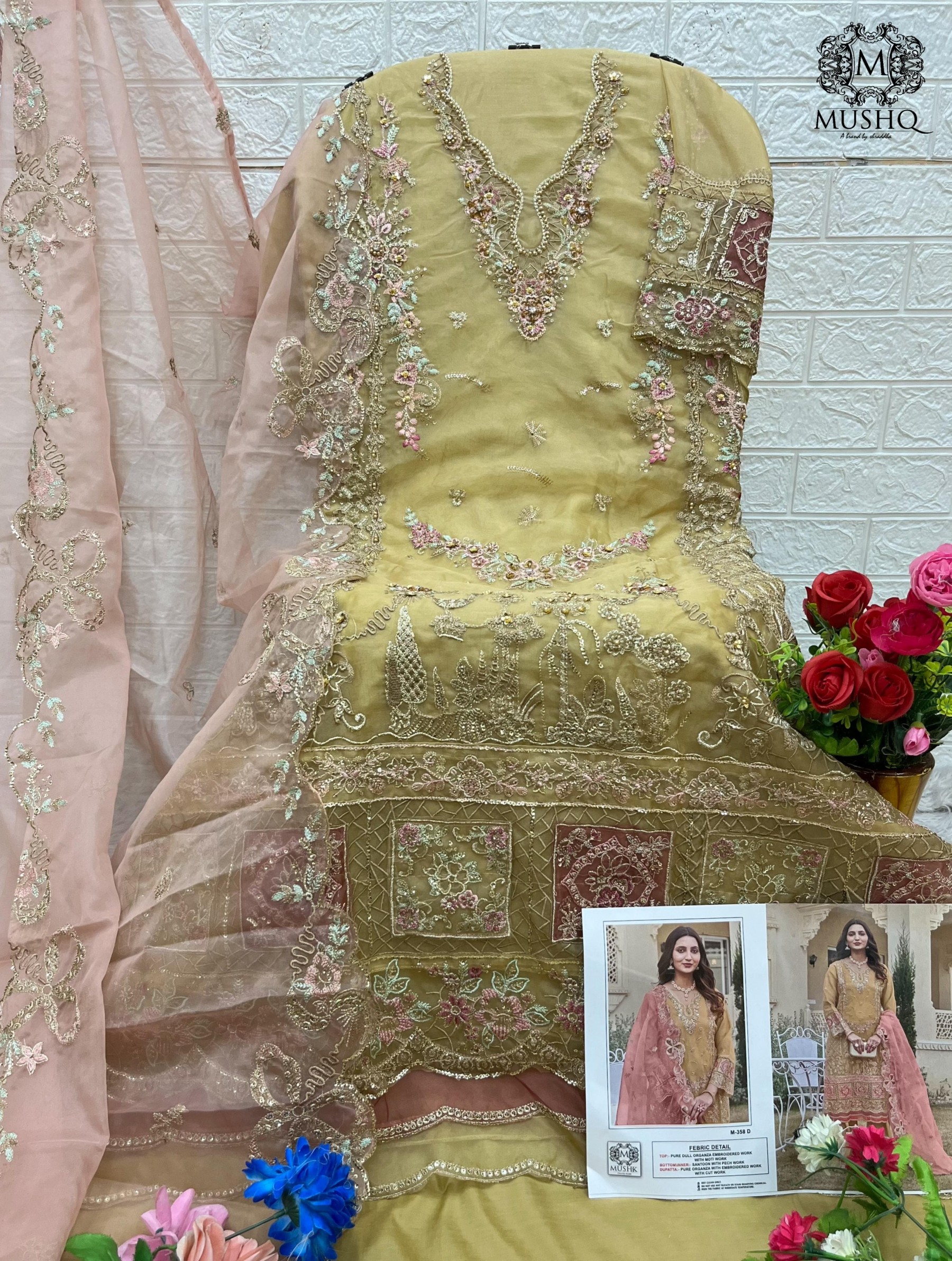 MUSHK BY SHRADDHA M 358 A B C D PARTYWEAR COLLECTION