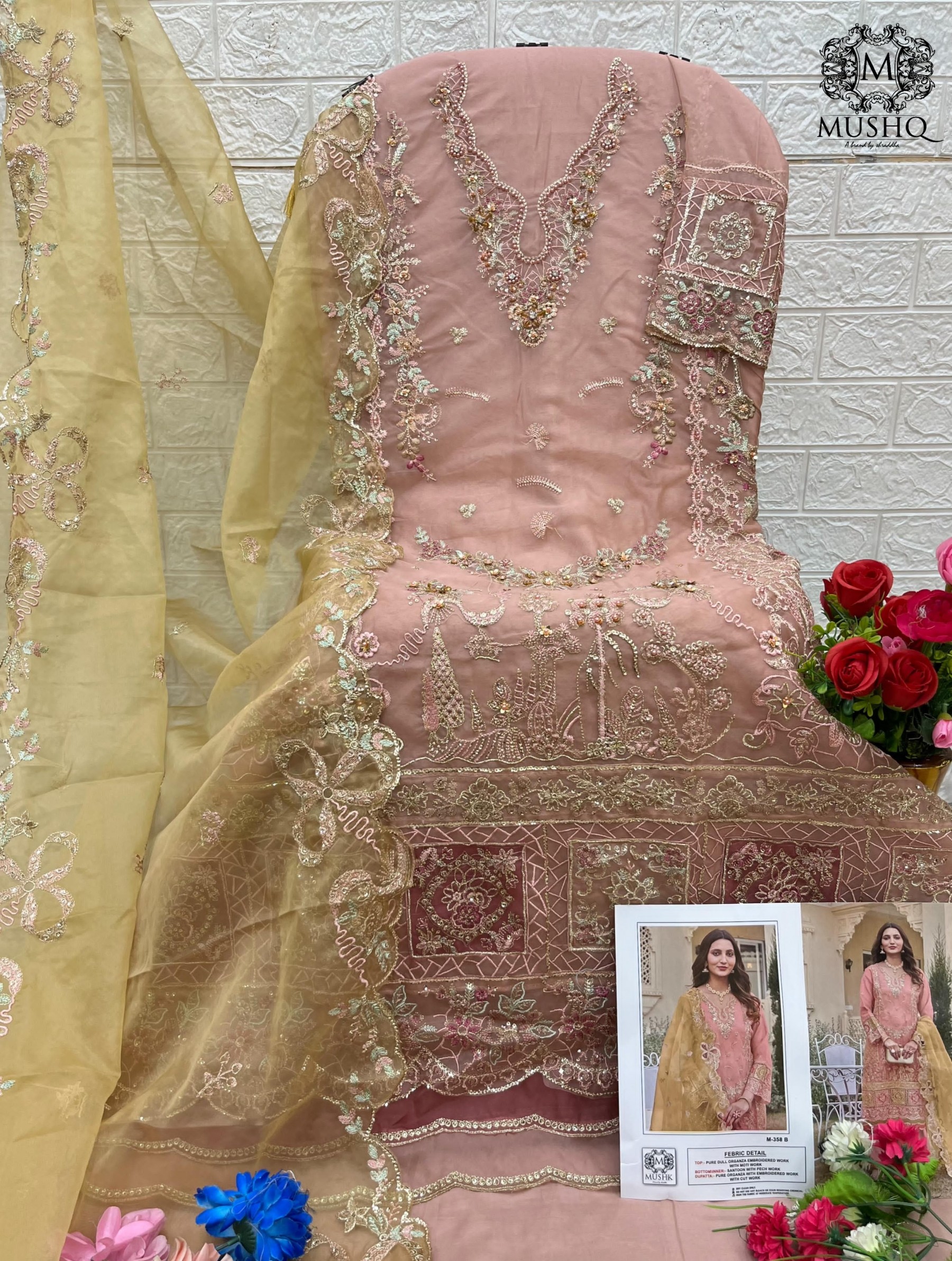 MUSHK BY SHRADDHA M 358 A B C D PARTYWEAR COLLECTION
