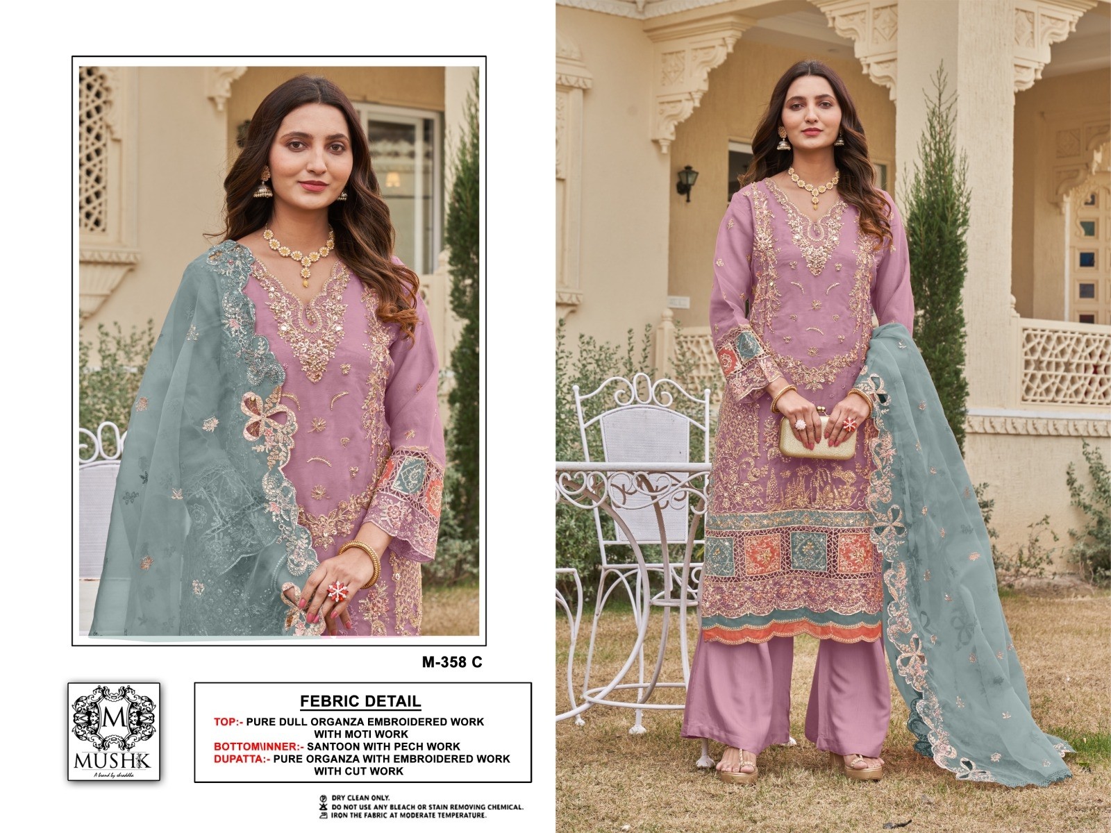 MUSHK BY SHRADDHA M 358 A B C D PARTYWEAR COLLECTION