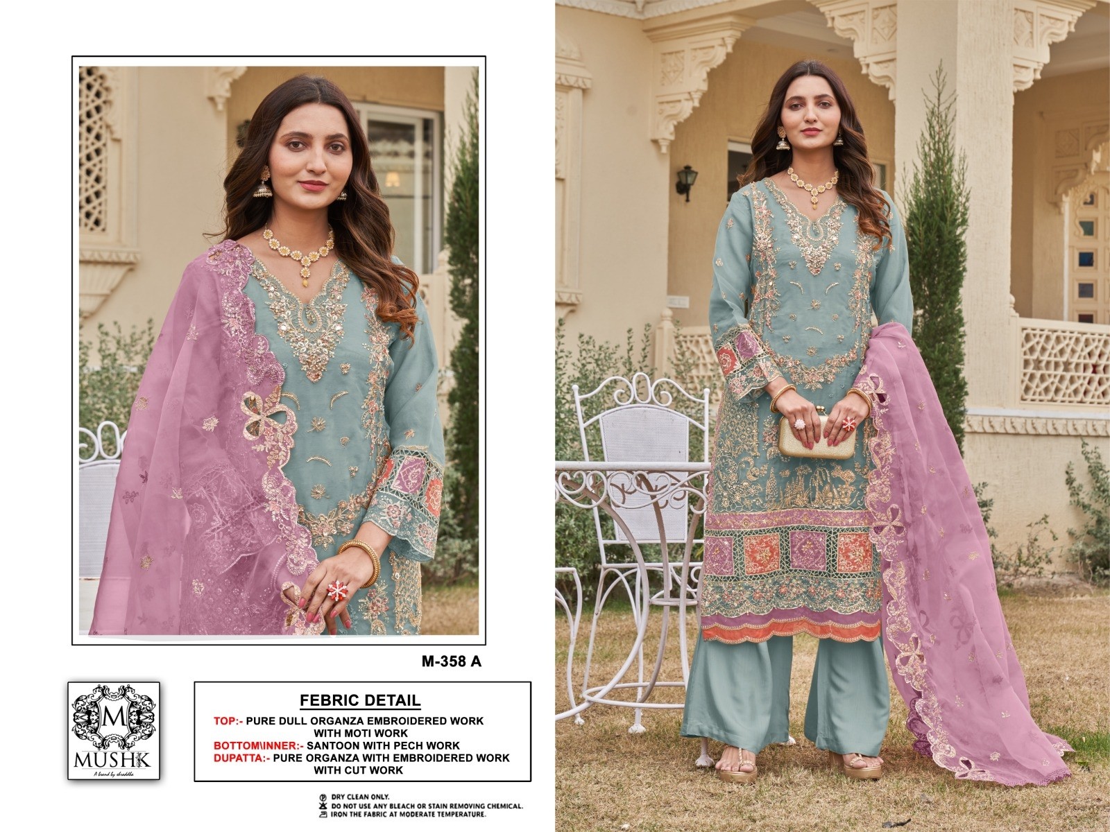 MUSHK BY SHRADDHA M 358 A B C D PARTYWEAR COLLECTION