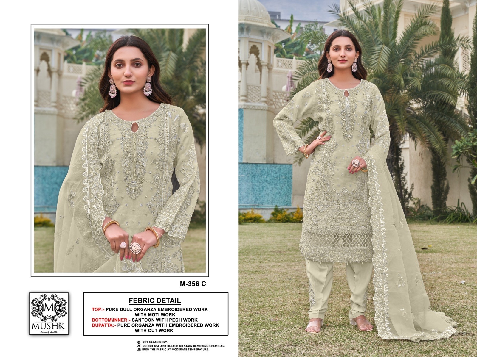 MUSHK M 356 A B C D LATEST PAKISTANI SALWAR SUITS 