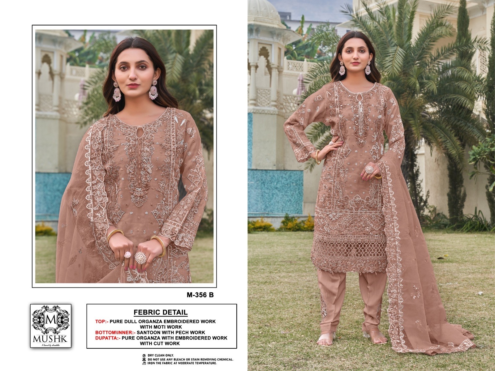 MUSHK M 356 A B C D LATEST PAKISTANI SALWAR SUITS 