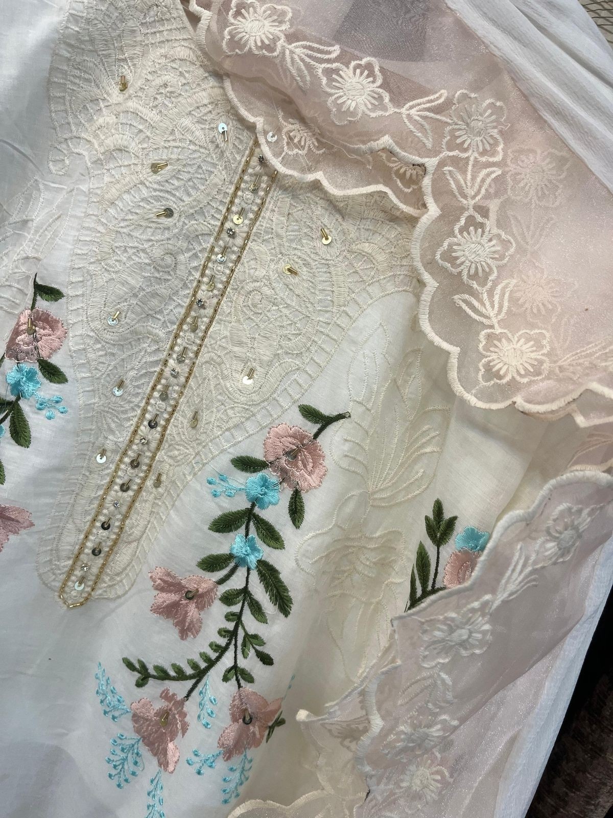 SOBIA NAZIR LUXURY SN 1033 PEARLWORK COLLECTION PAKISTANI SUITS