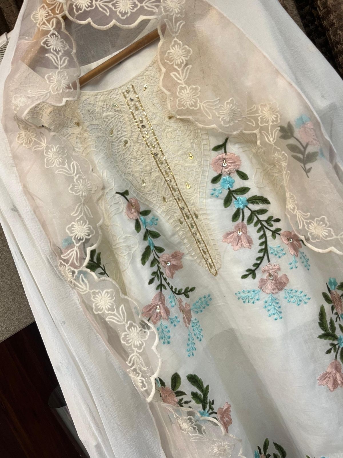 SOBIA NAZIR LUXURY SN 1033 PEARLWORK COLLECTION PAKISTANI SUITS