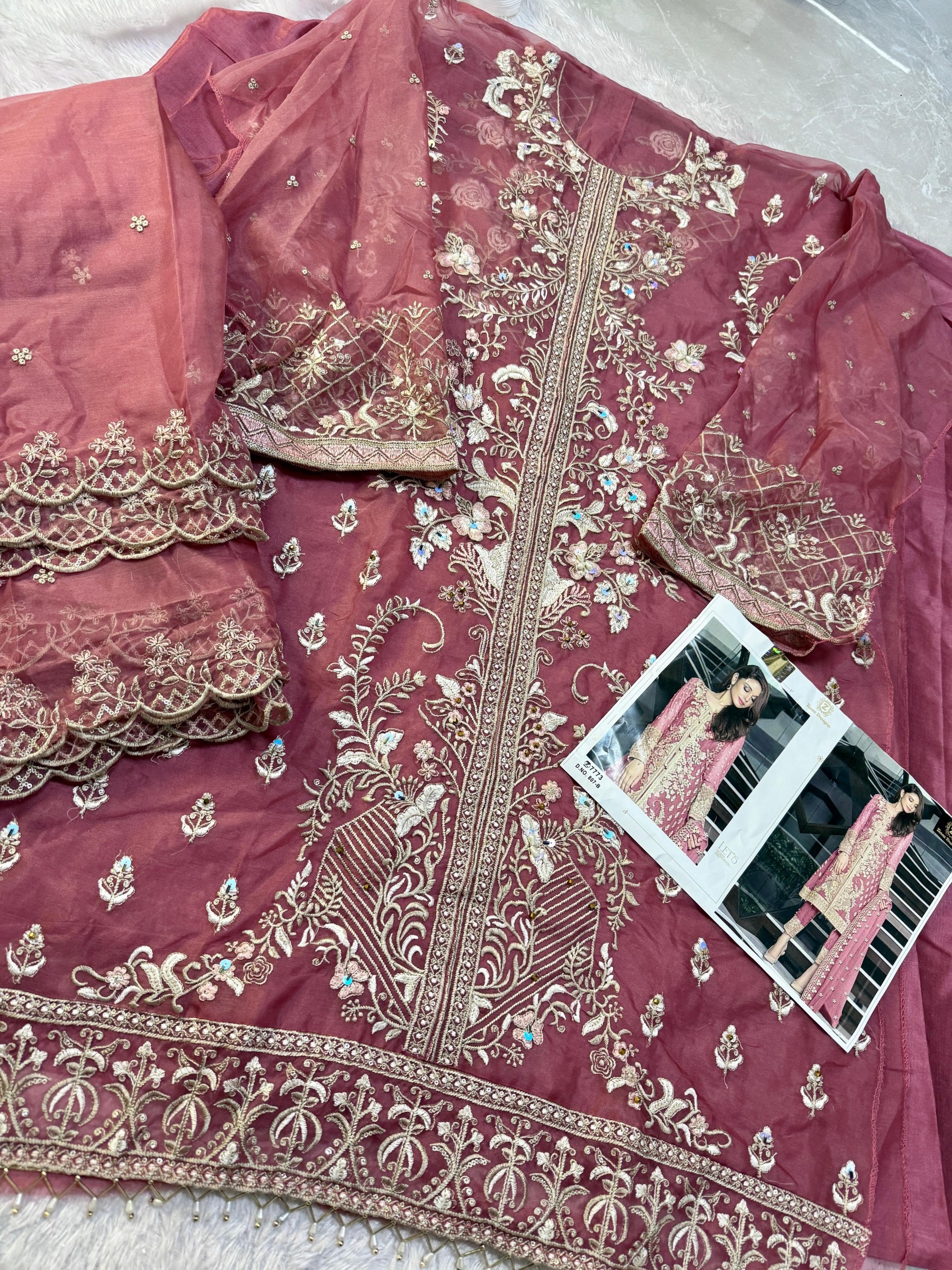 ZIAAZ DESIGNS 807 B NEW COLLECTION PAKISTANI SUITS