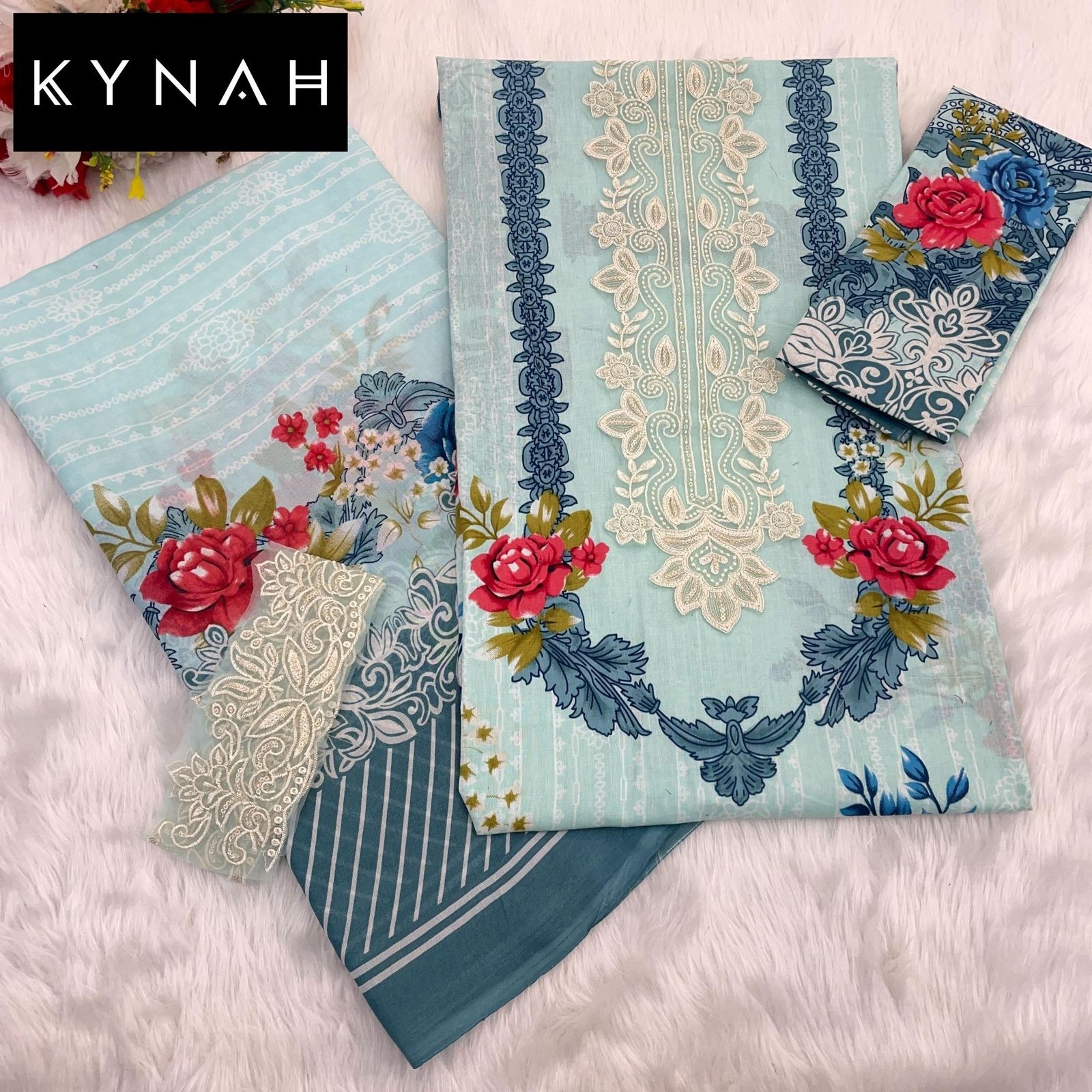 KYNAH 2190 A COTTON COLLECTION PAKISTANI SUITS 