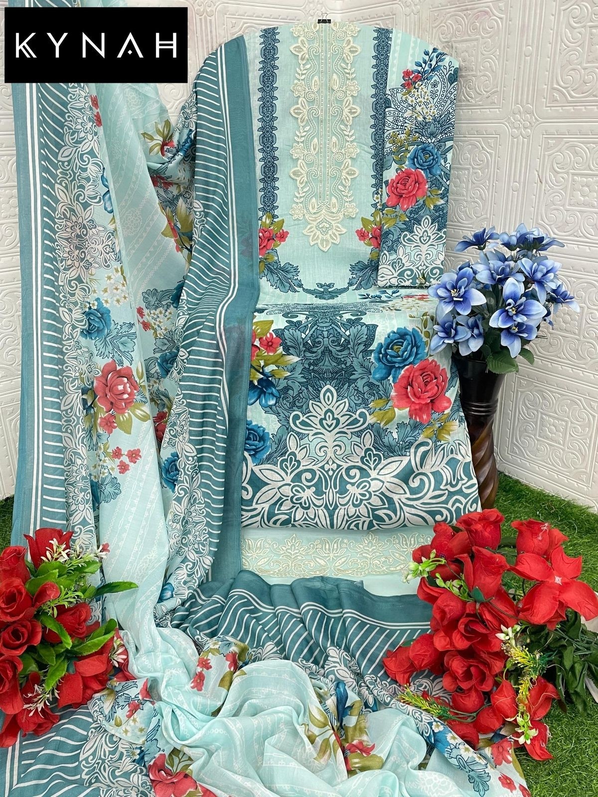KYNAH 2190 A COTTON COLLECTION PAKISTANI SUITS 