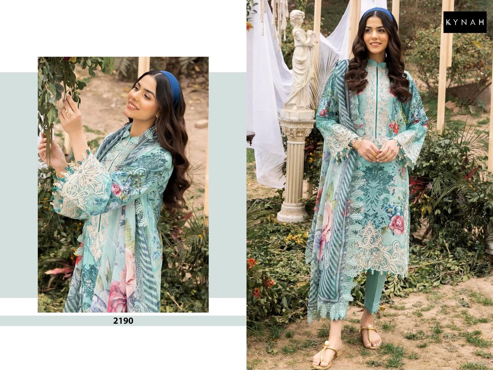 KYNAH 2190 A COTTON COLLECTION PAKISTANI SUITS 