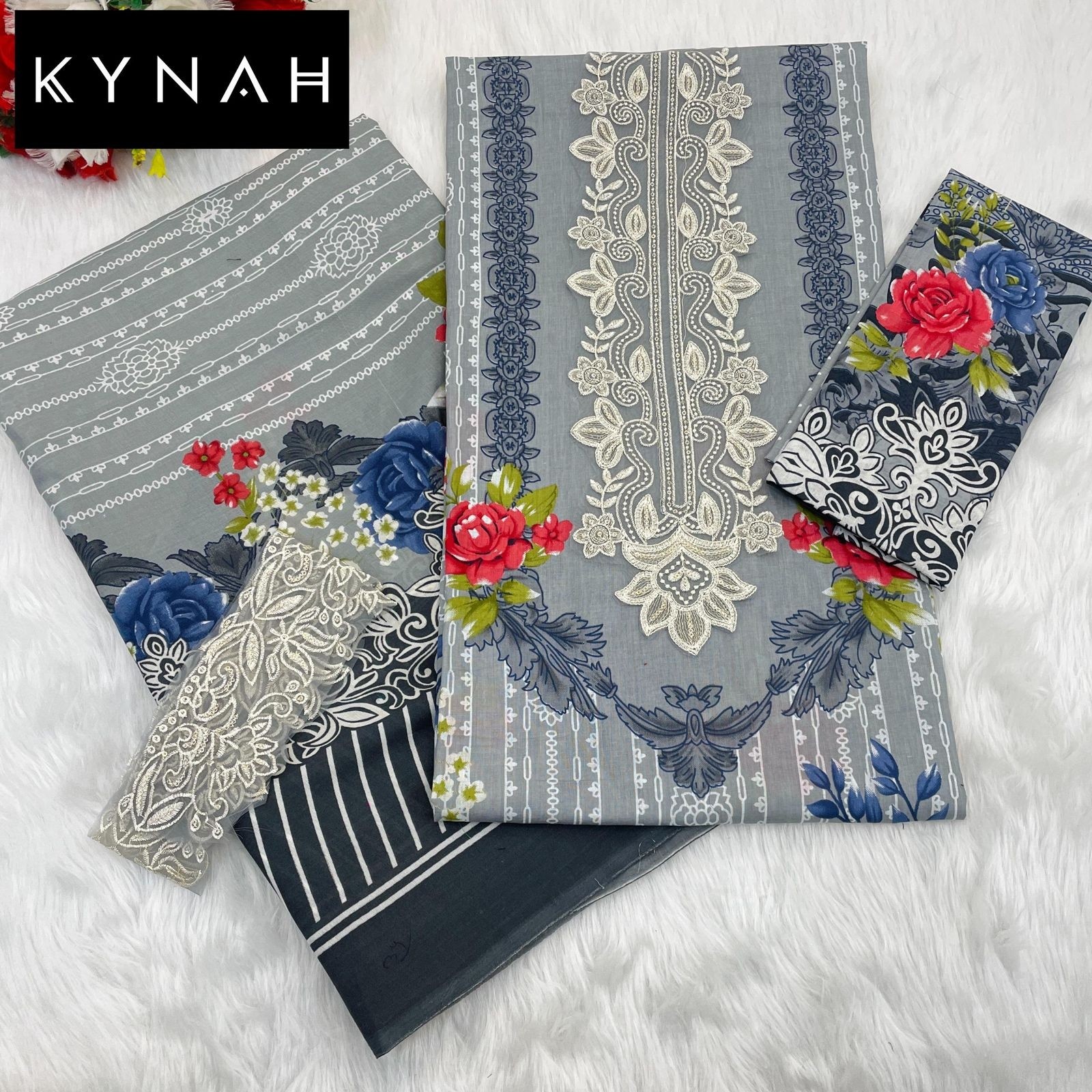 KYNAH 2190 A COTTON COLLECTION PAKISTANI SUITS 