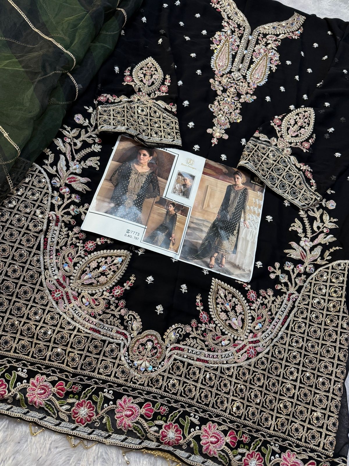 ZIAAZ DESIGNS 767 WHOLESALE COLLECTION PAKISTANI SUITS 