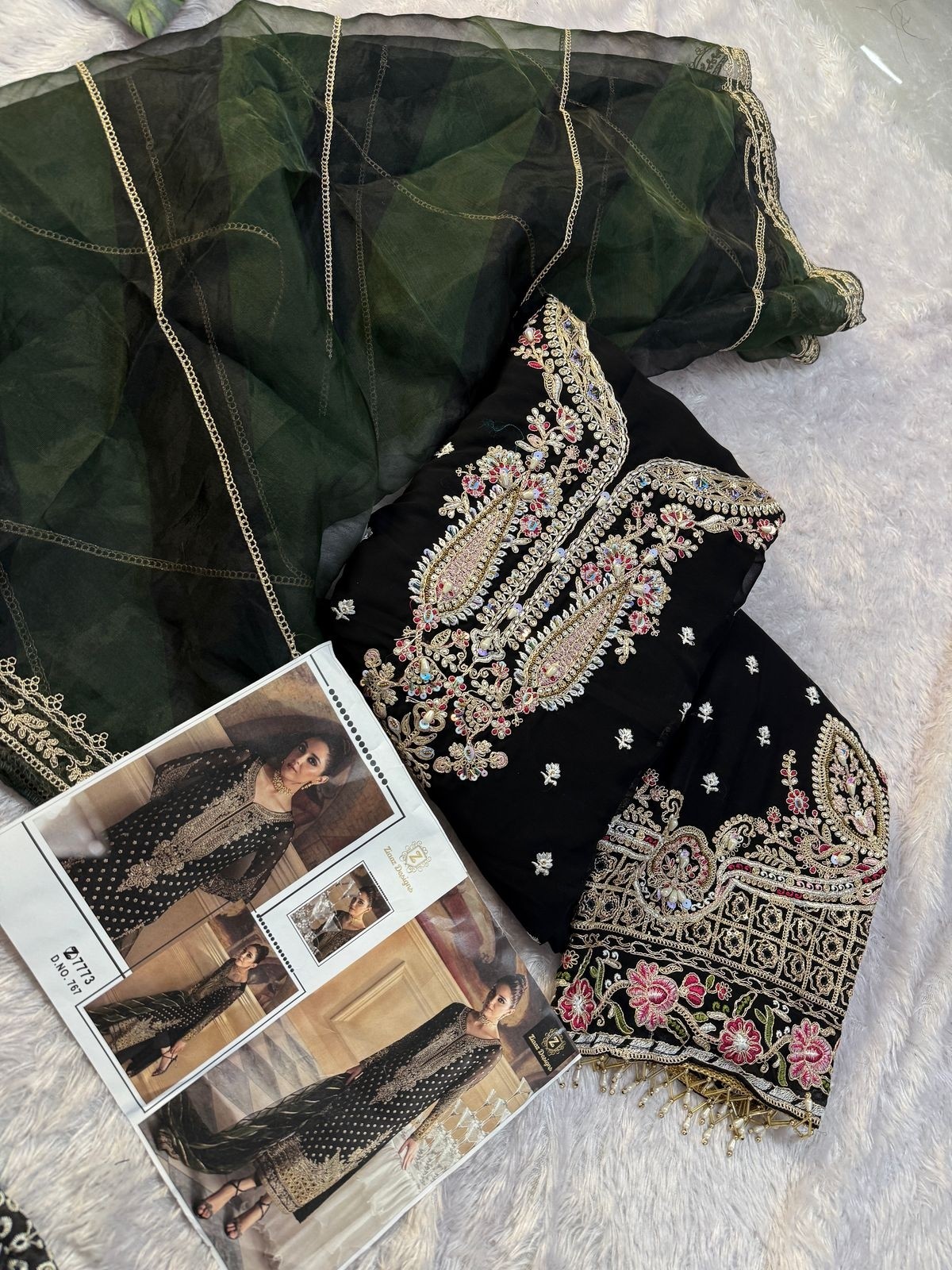 ZIAAZ DESIGNS 767 WHOLESALE COLLECTION PAKISTANI SUITS 