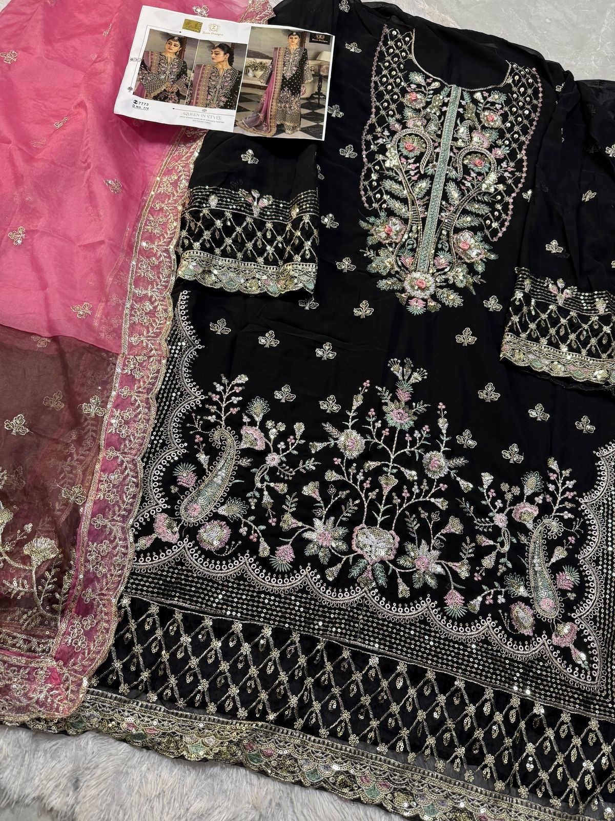 ZIAAZ DESIGNS 770 PAKISTANI SUITS WHOLESALE COLLECTION