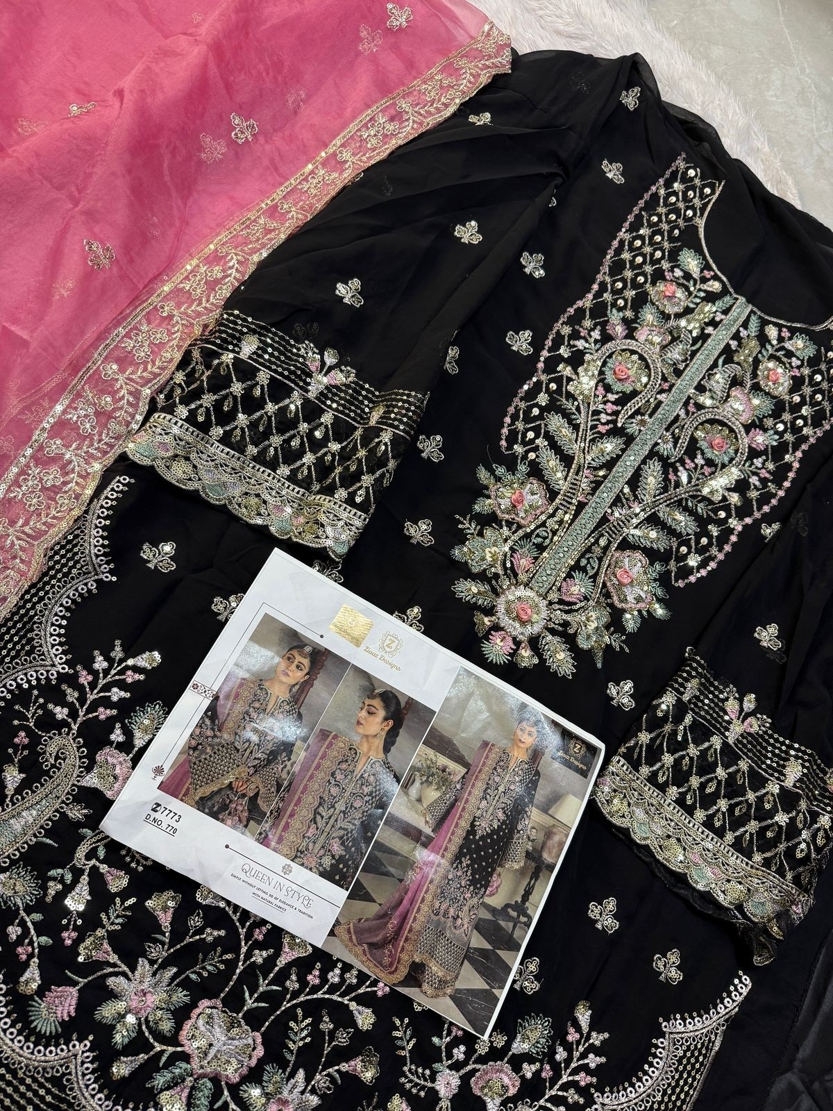 ZIAAZ DESIGNS 770 PAKISTANI SUITS WHOLESALE COLLECTION