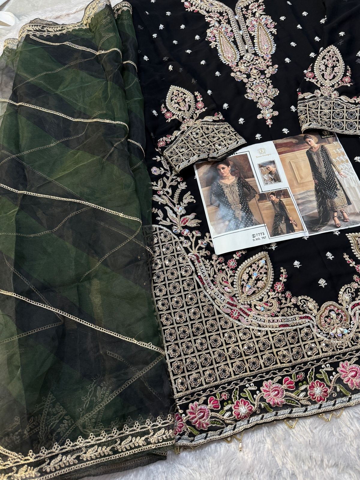 ZIAAZ DESIGNS 767 WHOLESALE COLLECTION PAKISTANI SUITS 