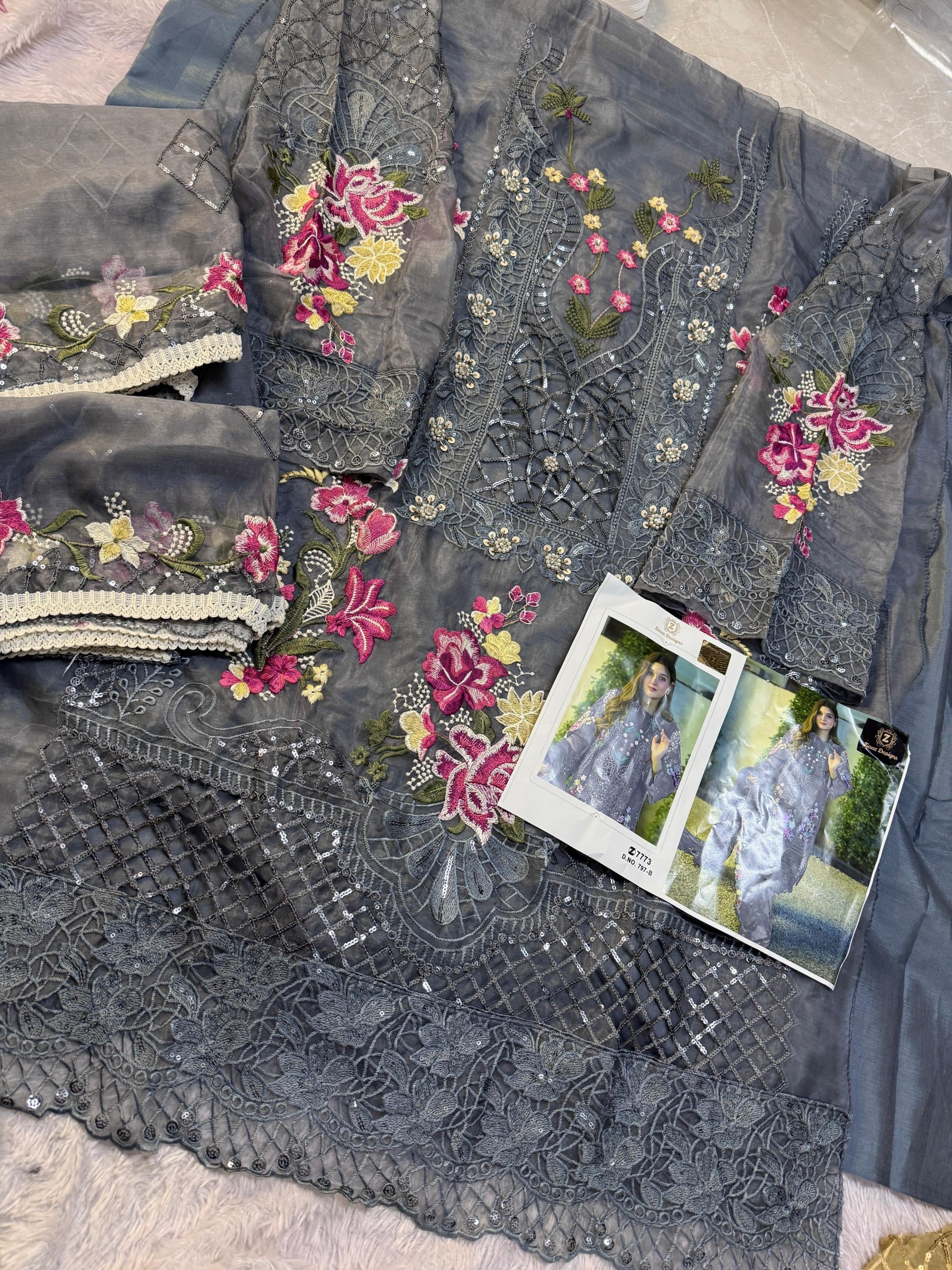 ZIAAZ DESIGNS 797 B PAKISTANI SUITS LATEST COLLECTION