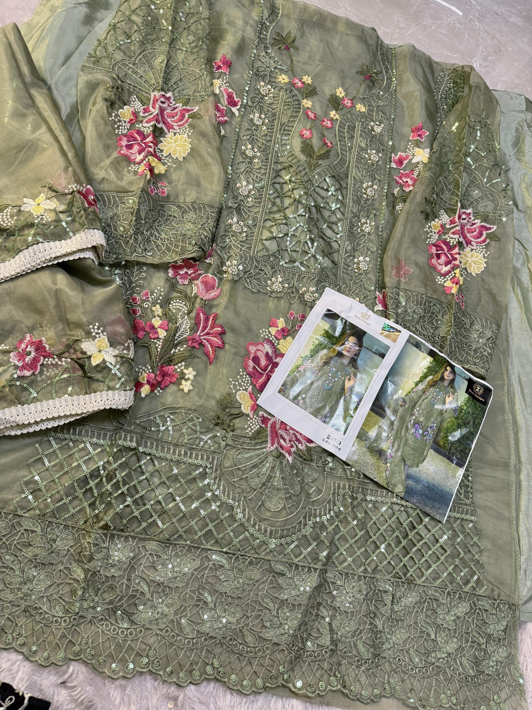 ZIAAZ DESIGNS 797 C LATEST COLLECTION PAKISTANI SUITS