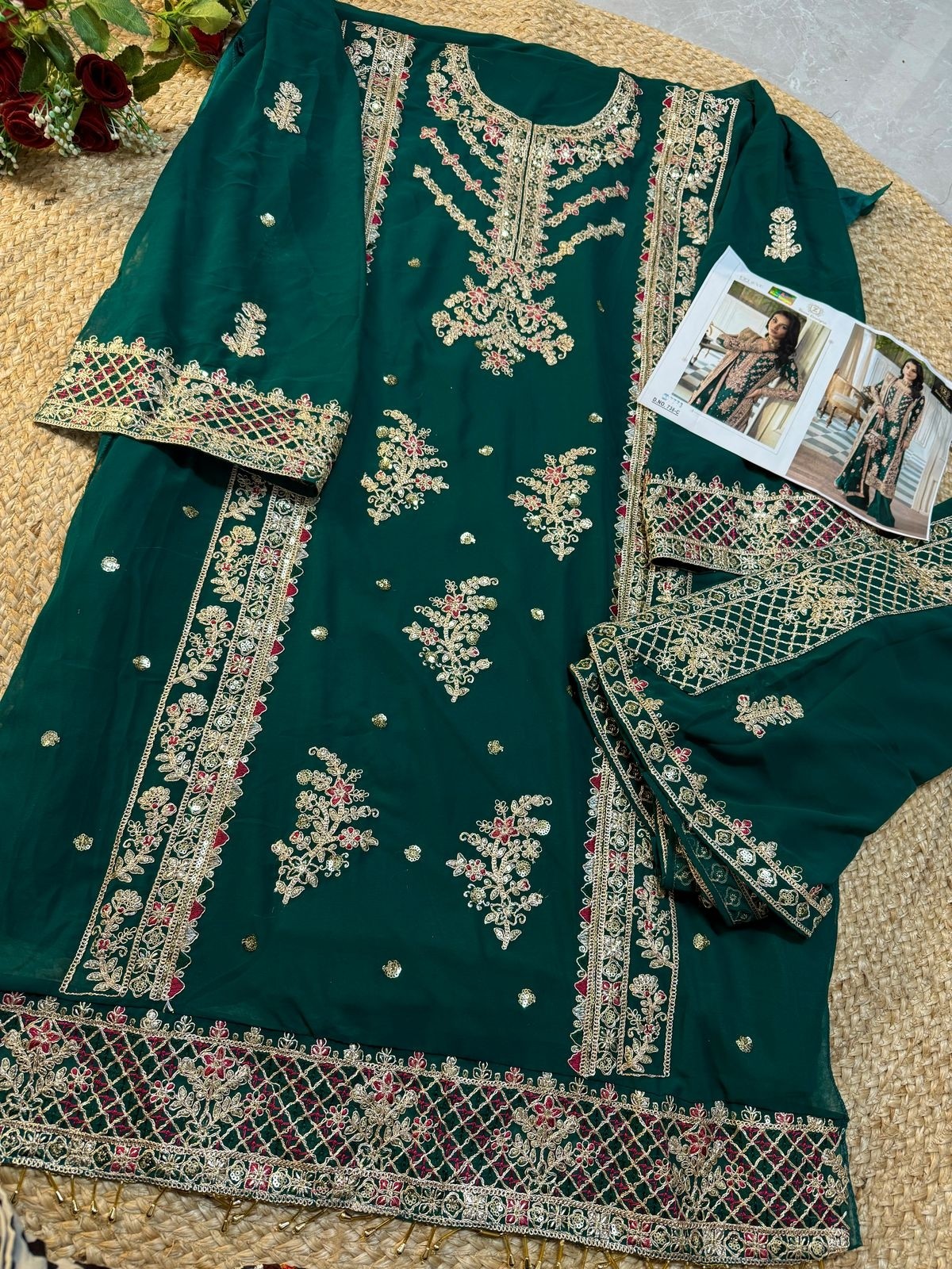 ZIAAZ DESIGNS 738 C WHOLESALE WITH PRICE PAKISTANI SALWAR SUITS
