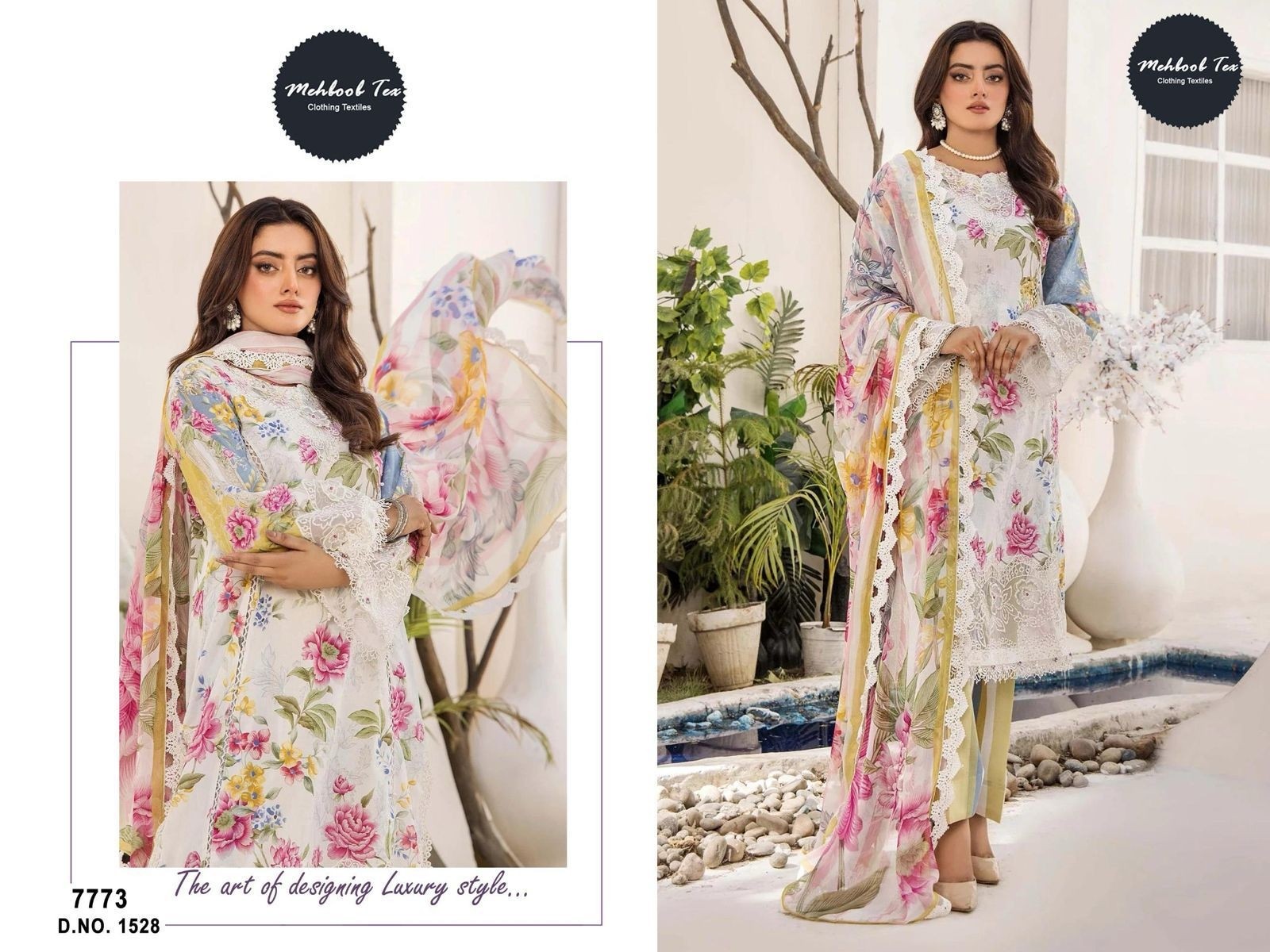 MEHMOOD TEX 1528 1530 COTTON PAKISTANI SUITS