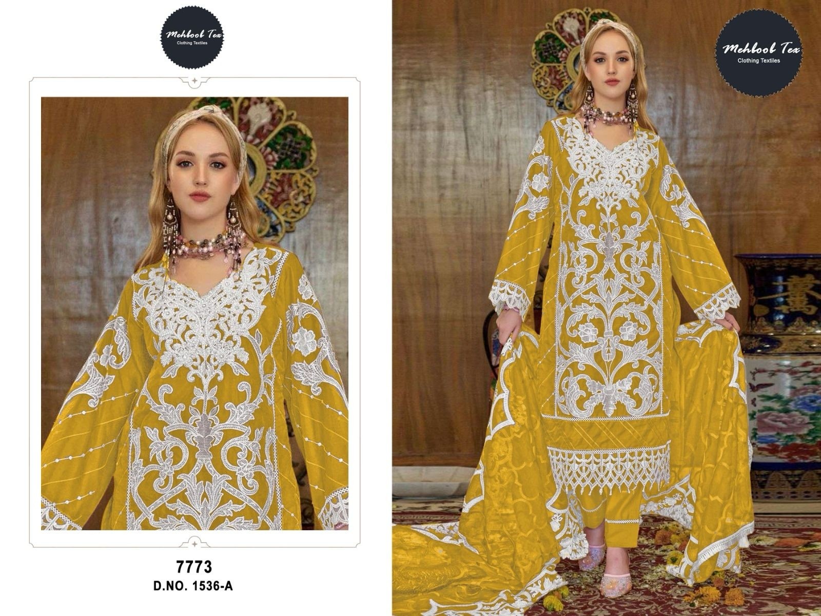 MEHBOOB TEX 1536 A ONLINE PAKISTANI SUITS