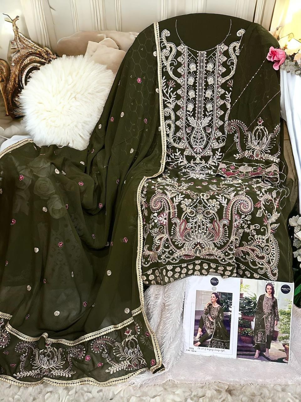 MEHBOOB TEX 1292 A LATEST DESIGN PAKISTANI SUITS