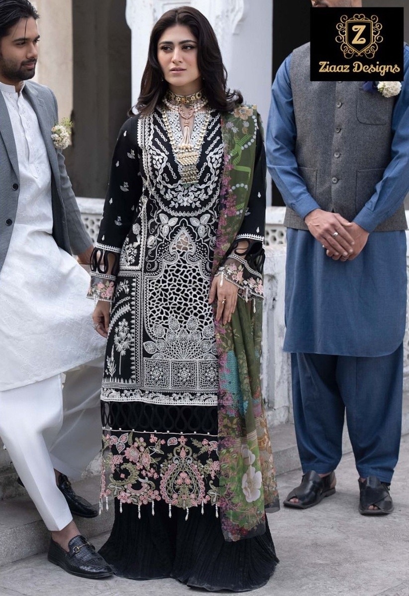 ZIAAZ DESIGNS 587 PAKISTANI SUITS WHOLESALE DEALER
