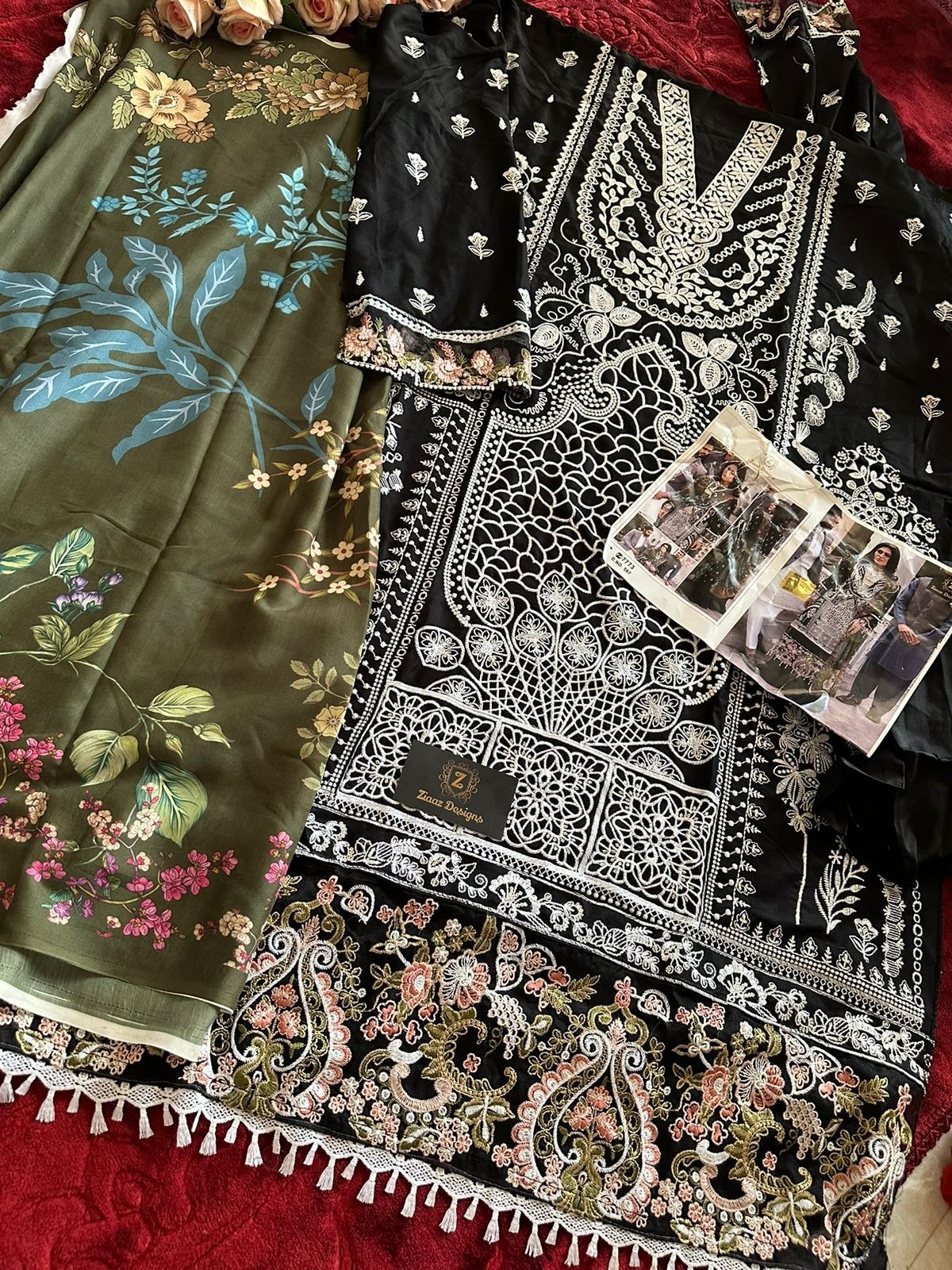 ZIAAZ DESIGNS 587 PAKISTANI SUITS WHOLESALE DEALER