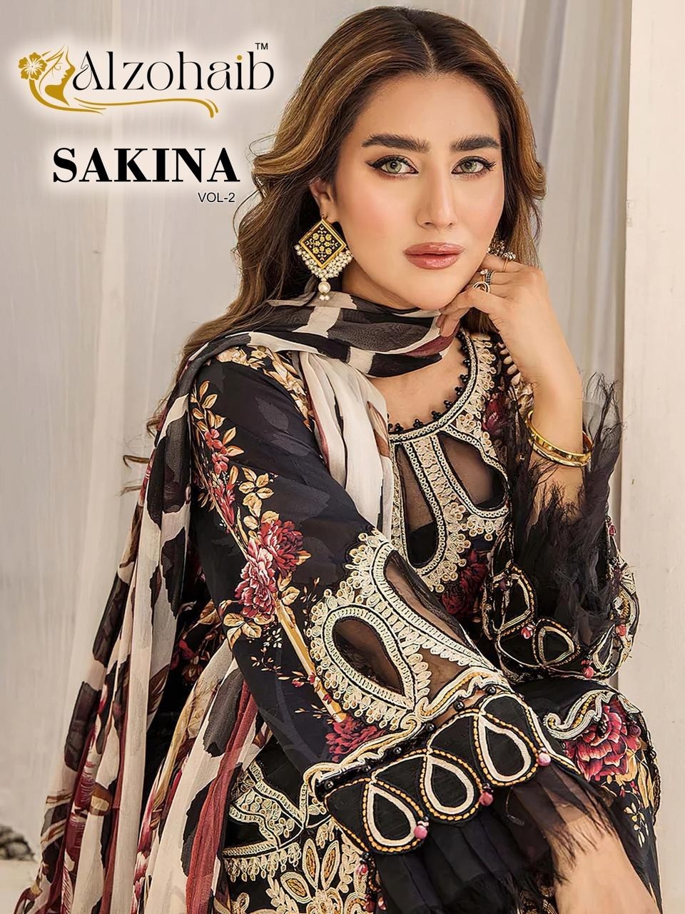 ALZOHAIB AZ 1182 1186 1188 1189 1192 PAKISTANI SUITS SINGLE ONLINE SHOPPING 