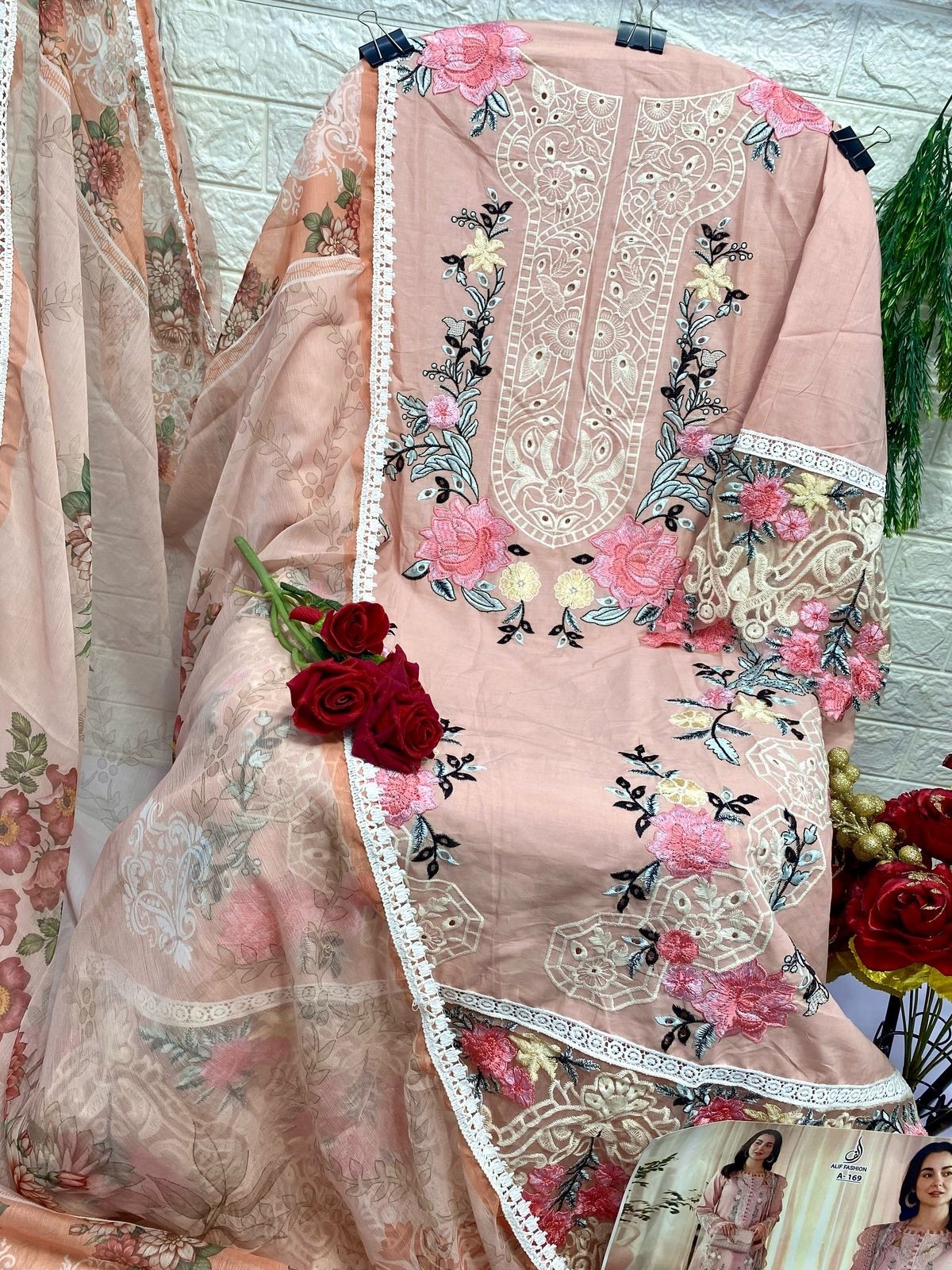 ALIF FASHION A 169 LATEST BEAUTIFUL PAKISTANI SUITS 
