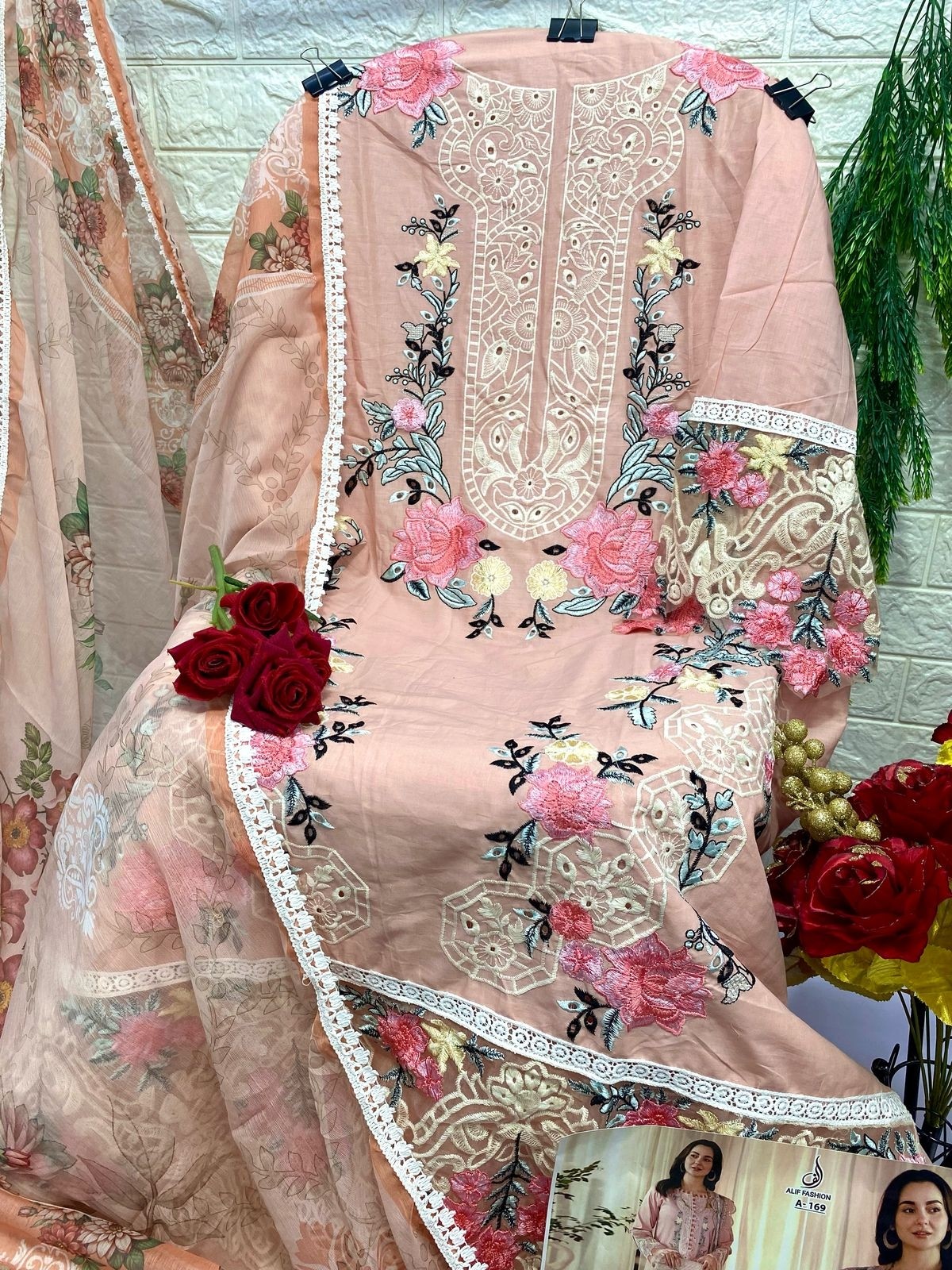 ALIF FASHION A 169 LATEST BEAUTIFUL PAKISTANI SUITS 